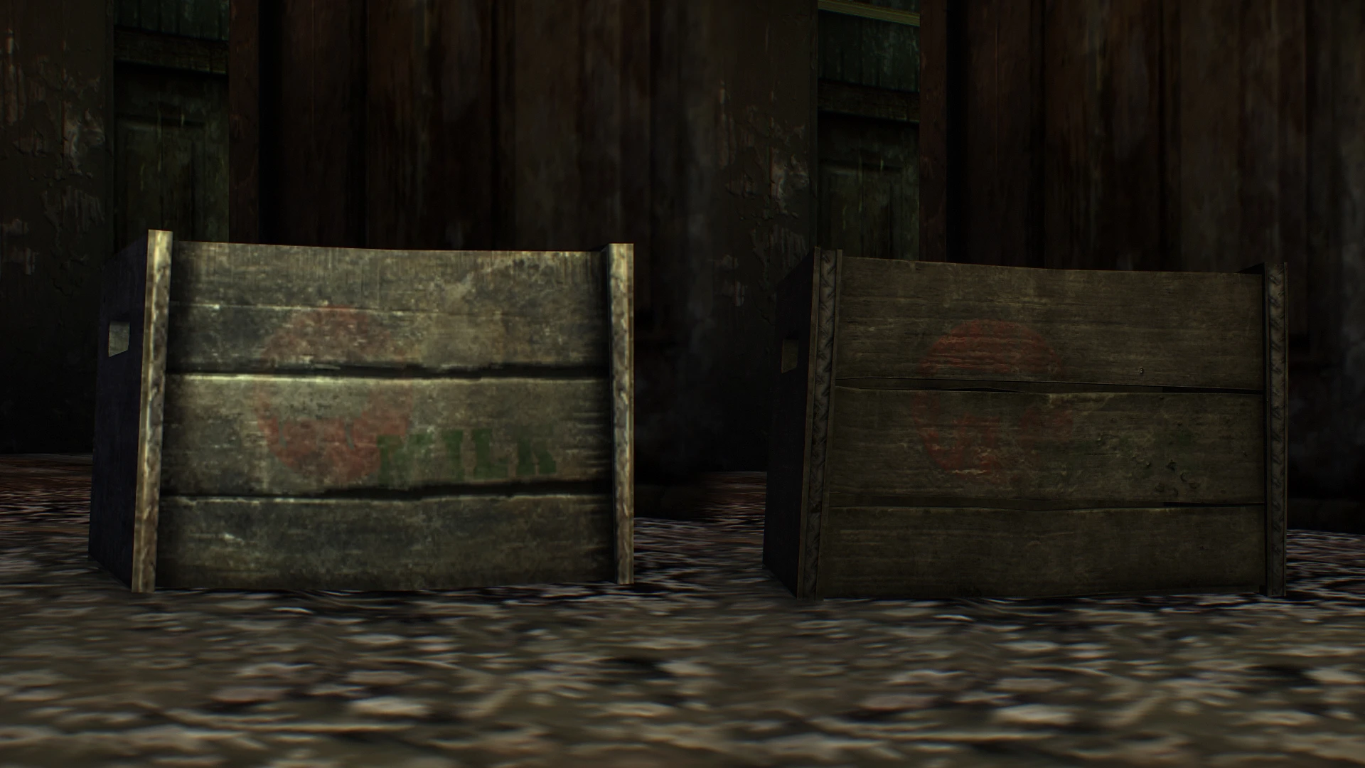 Physically Based Wood Crates mod for Fallout: New Vegas