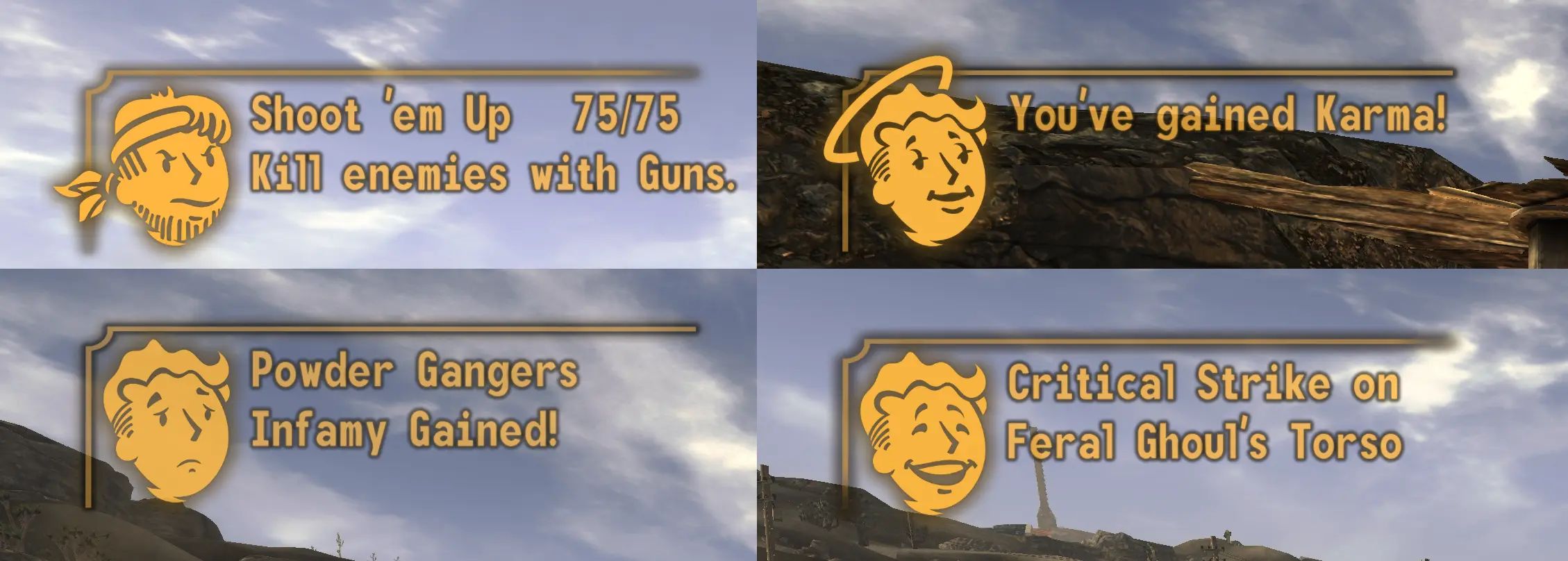 Pop-Up Message Icons mod for Fallout: New Vegas