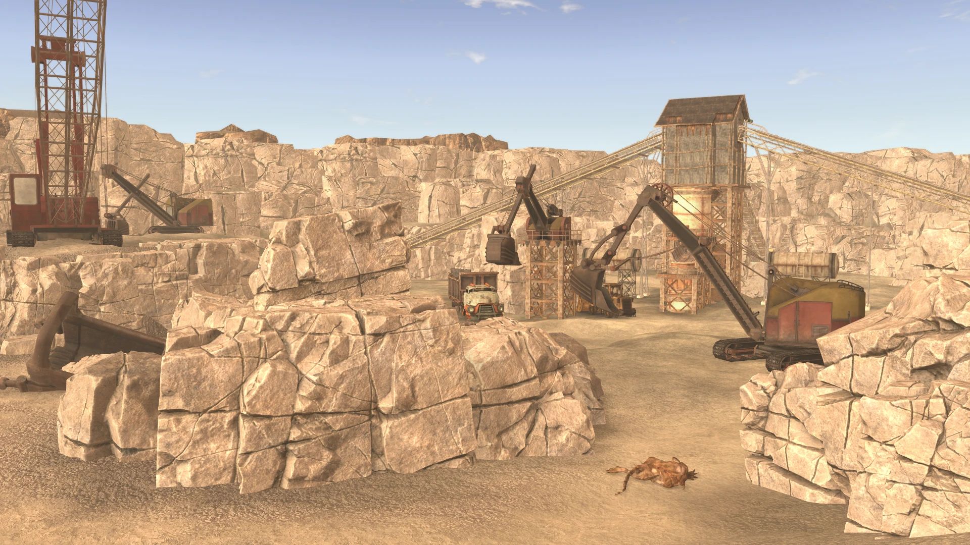 Remastered Quarries mod for Fallout: New Vegas