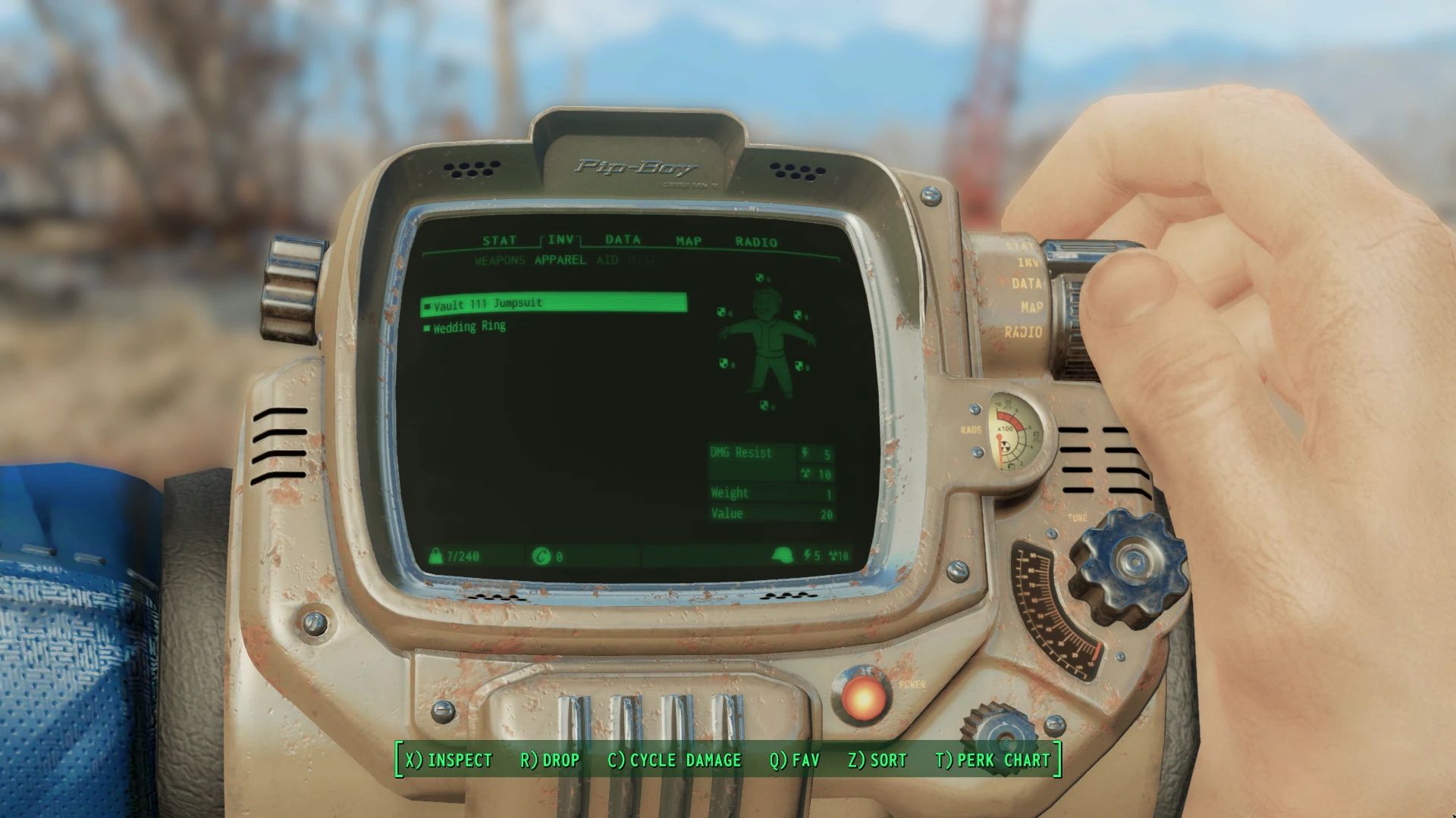 Compact Fonts mod for Fallout 4