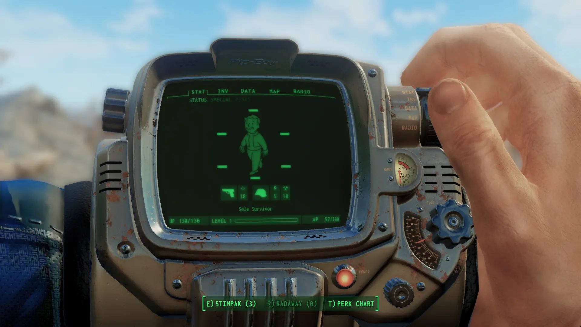 Compact Fonts mod for Fallout 4