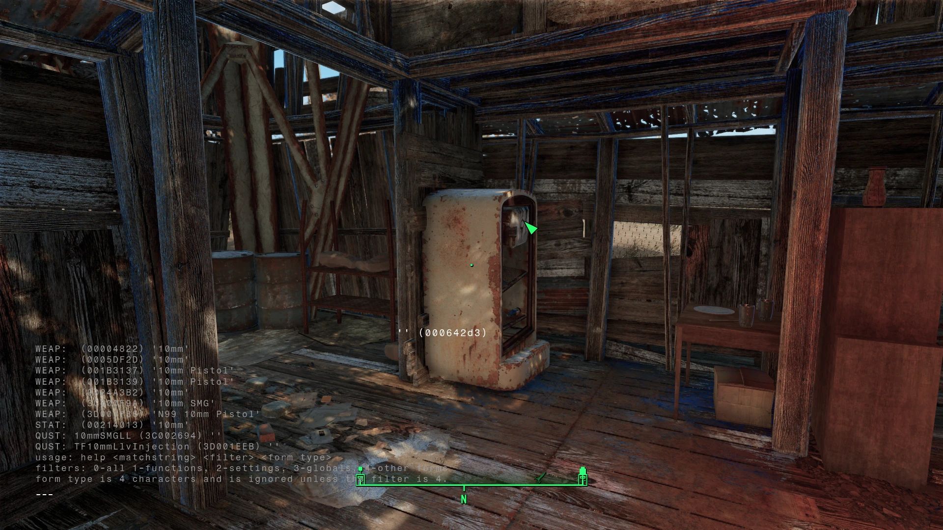 Compact Fonts mod for Fallout 4