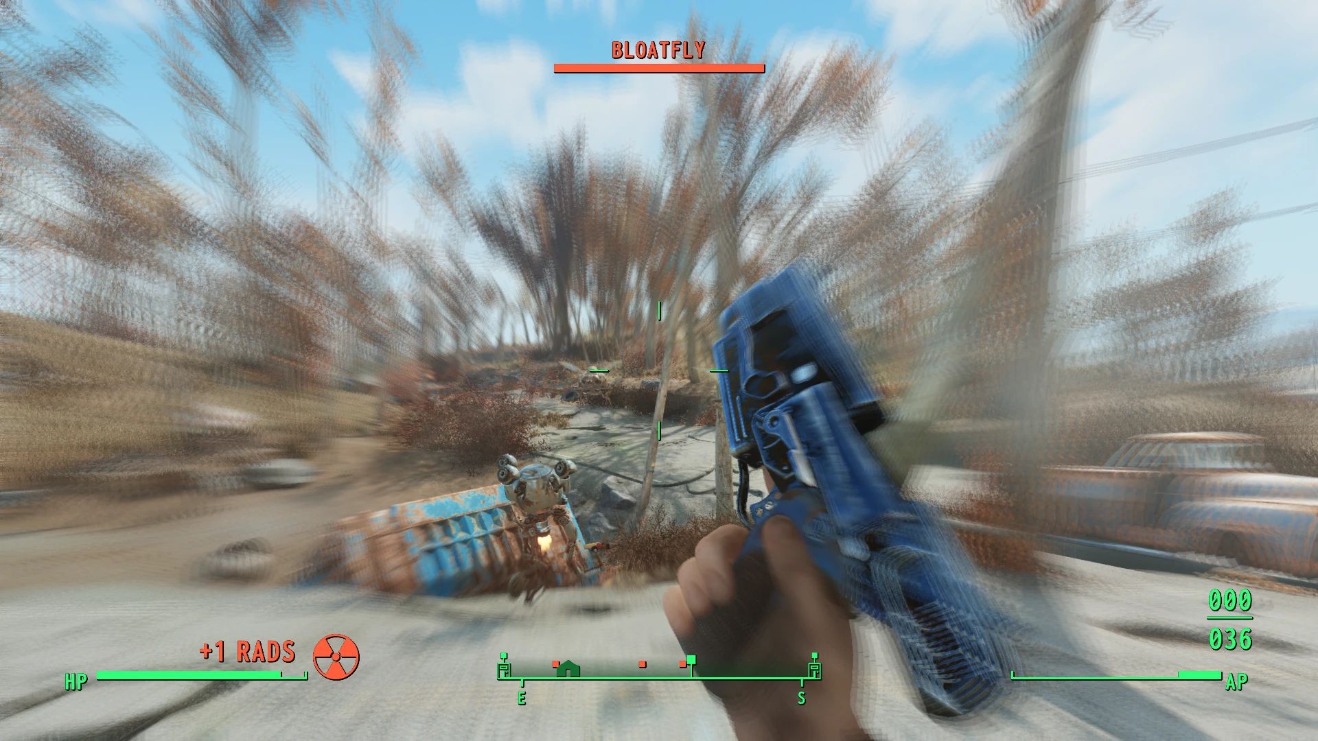 Compact Fonts mod for Fallout 4