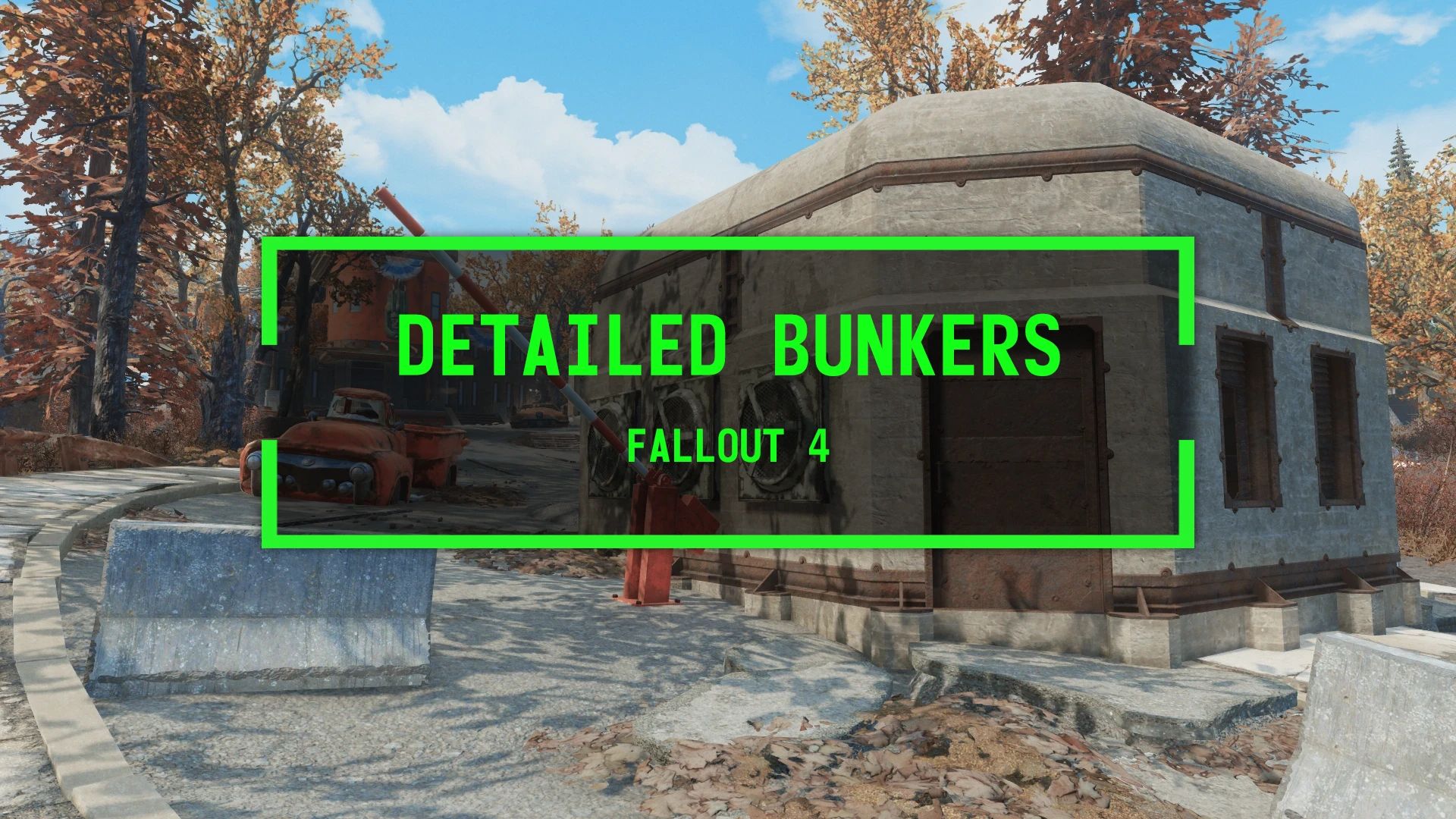 Detailed Bunkers mod for Fallout 4