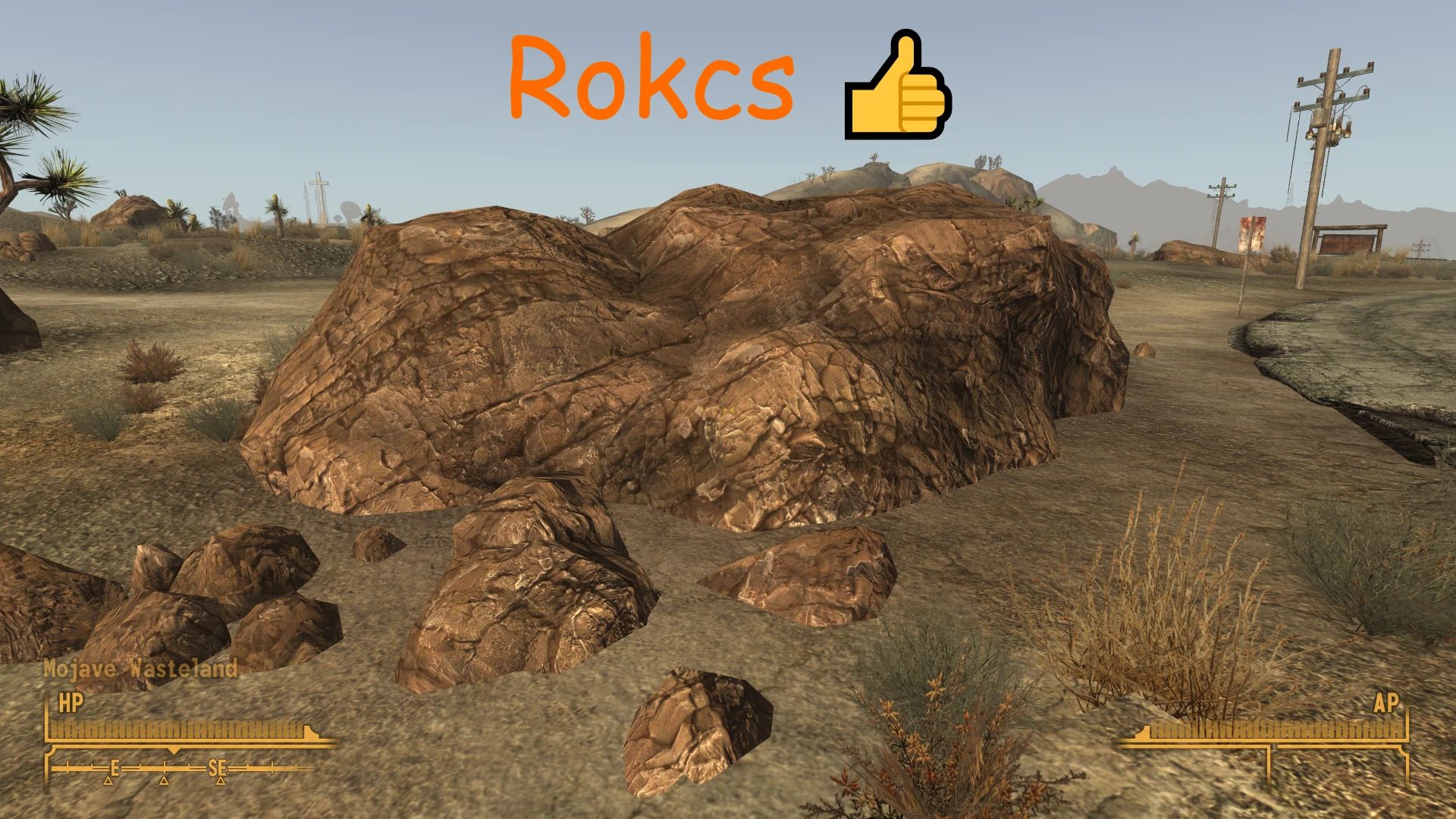Rock Recolor mod for Fallout: New Vegas
