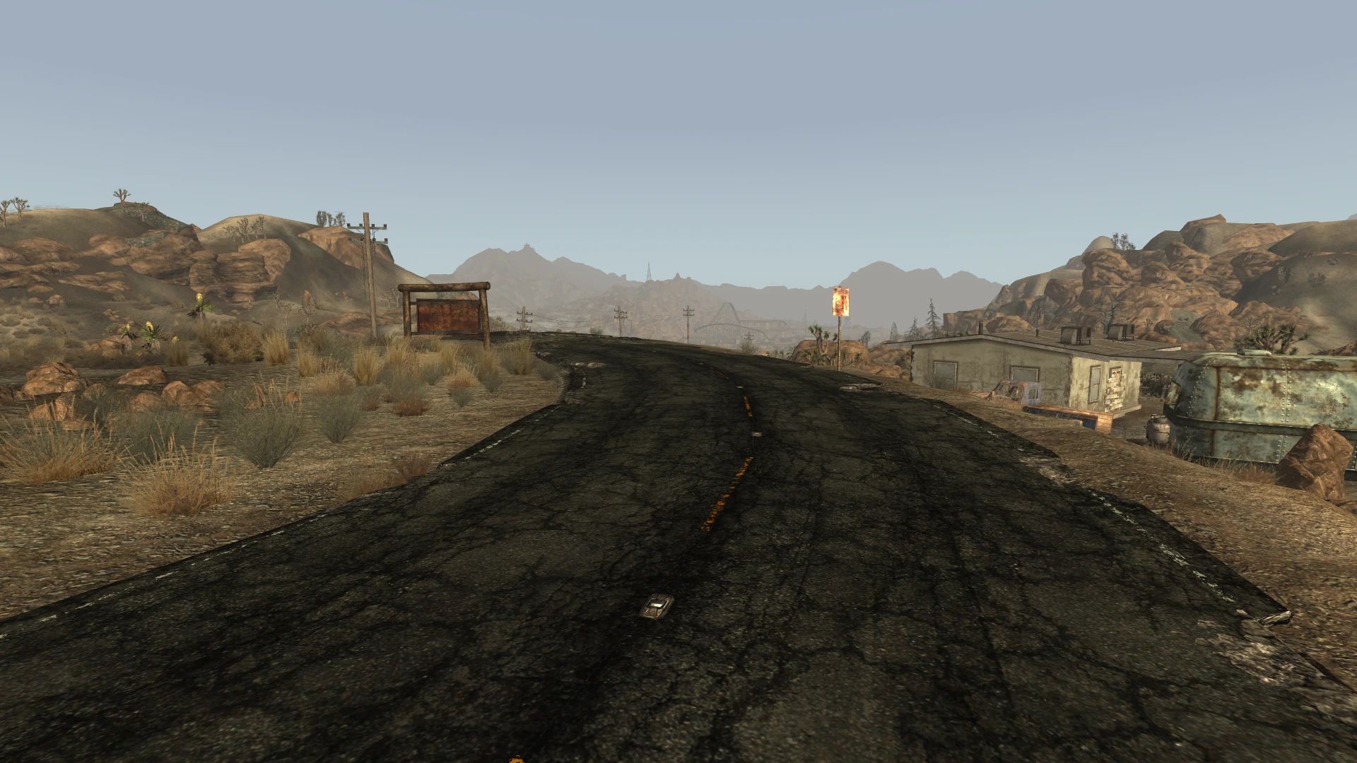 Road Recolor mod for Fallout: New Vegas