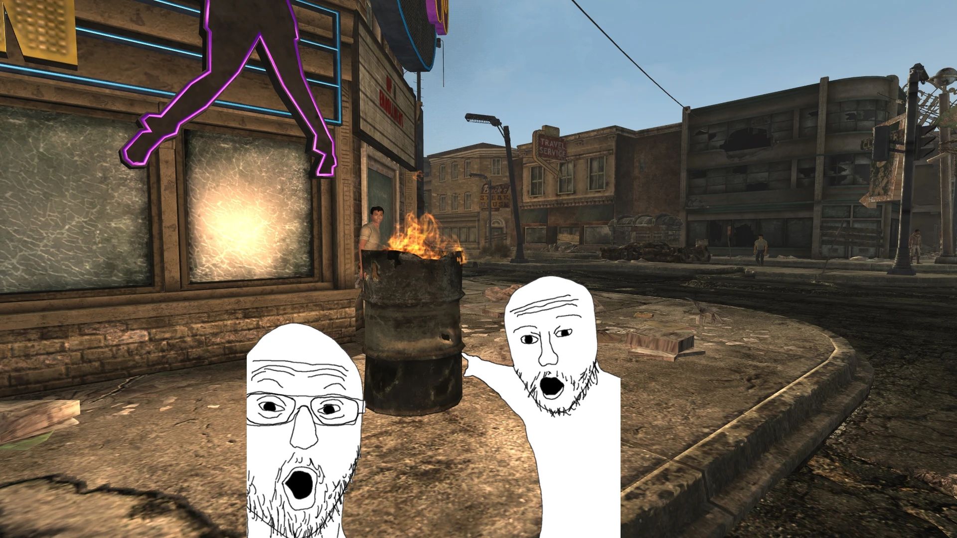 Freeside Barrel Disabler mod for Fallout: New Vegas