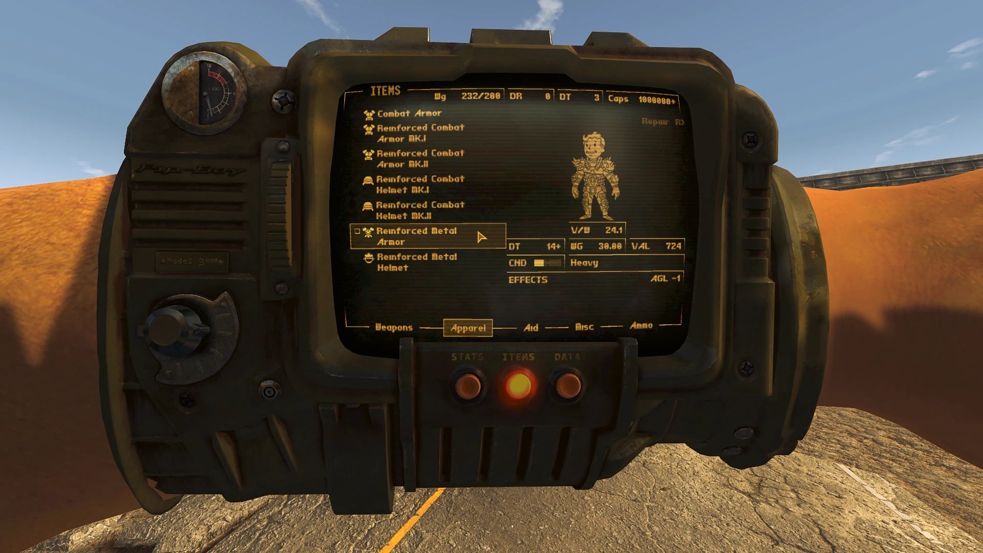 Armors Renamed mod for Fallout: New Vegas