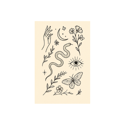 Flash Tattoos - Posters mod for The Sims 4 