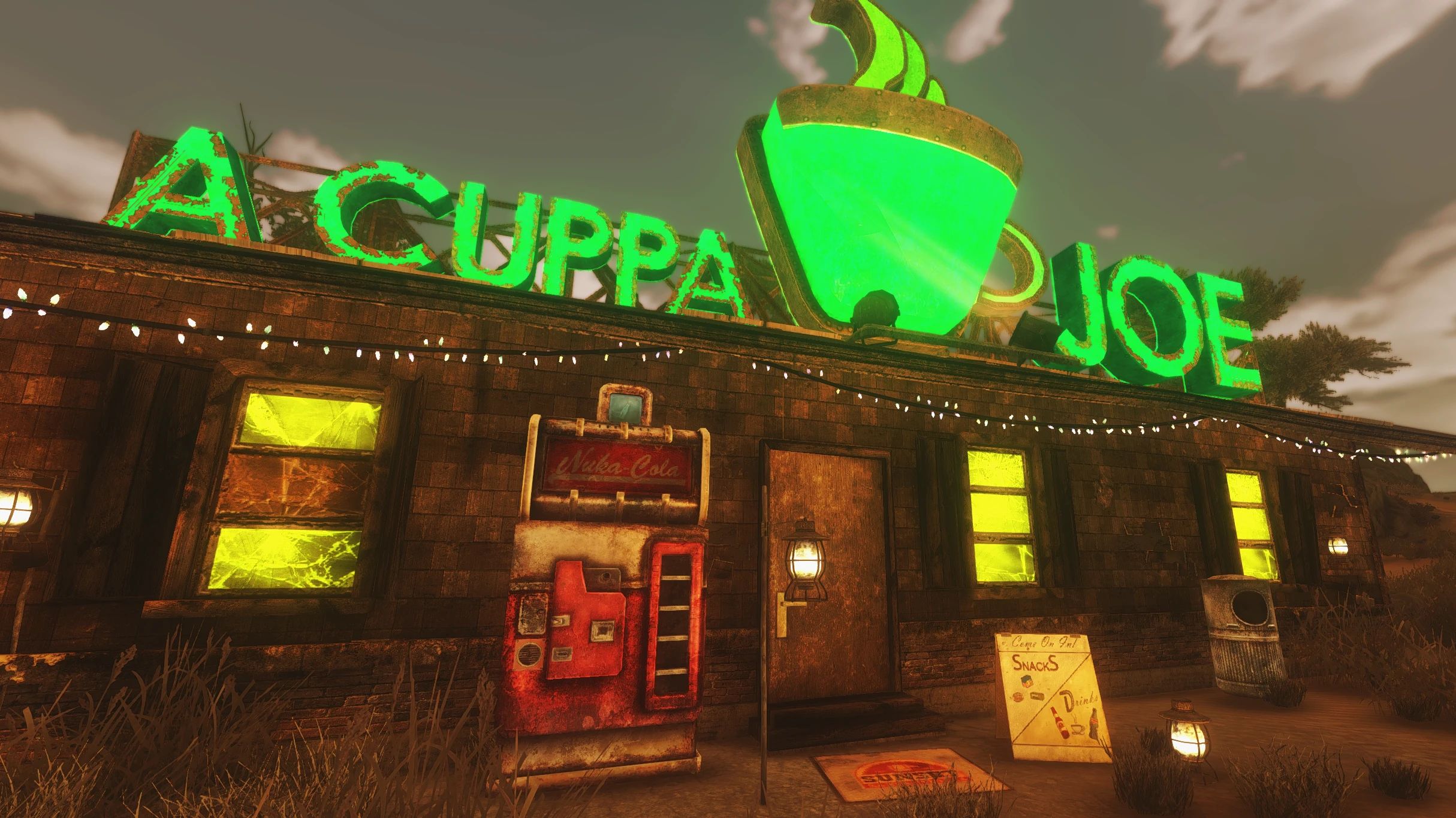 The Goodsprings Coffee House mod for Fallout: New Vegas