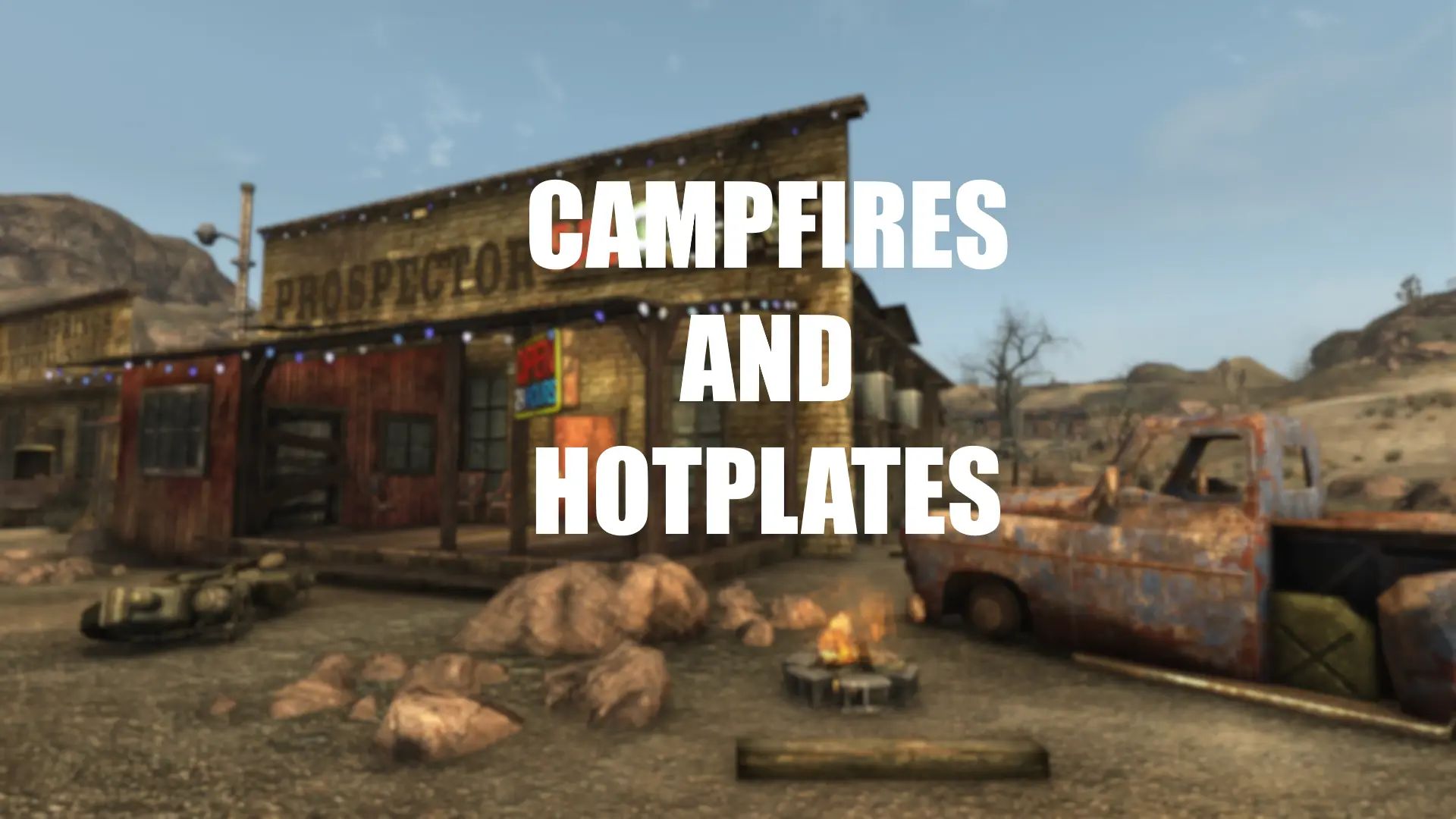 Campfires and Hotplates mod for Fallout: New Vegas