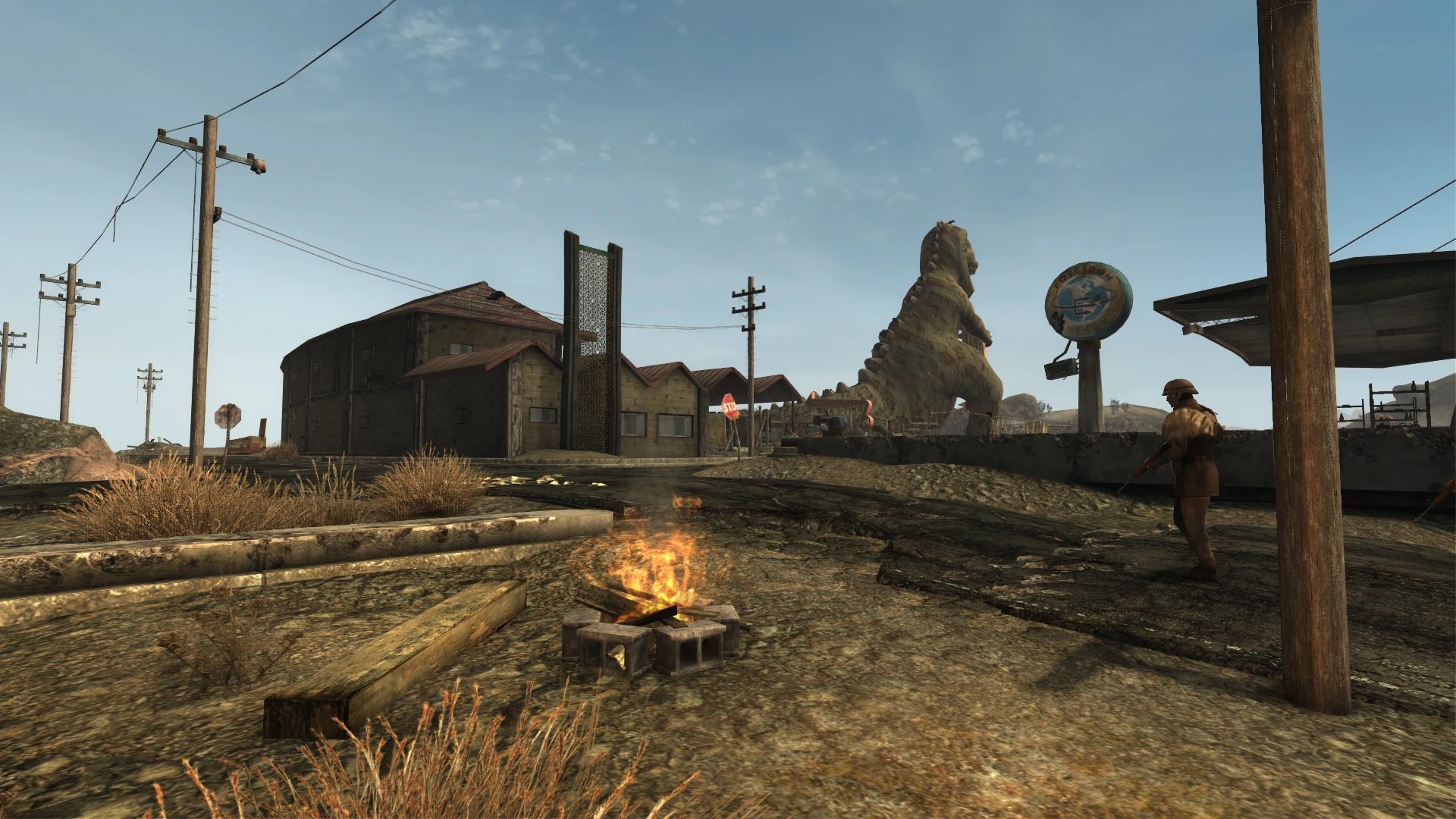 Campfires and Hotplates mod for Fallout: New Vegas
