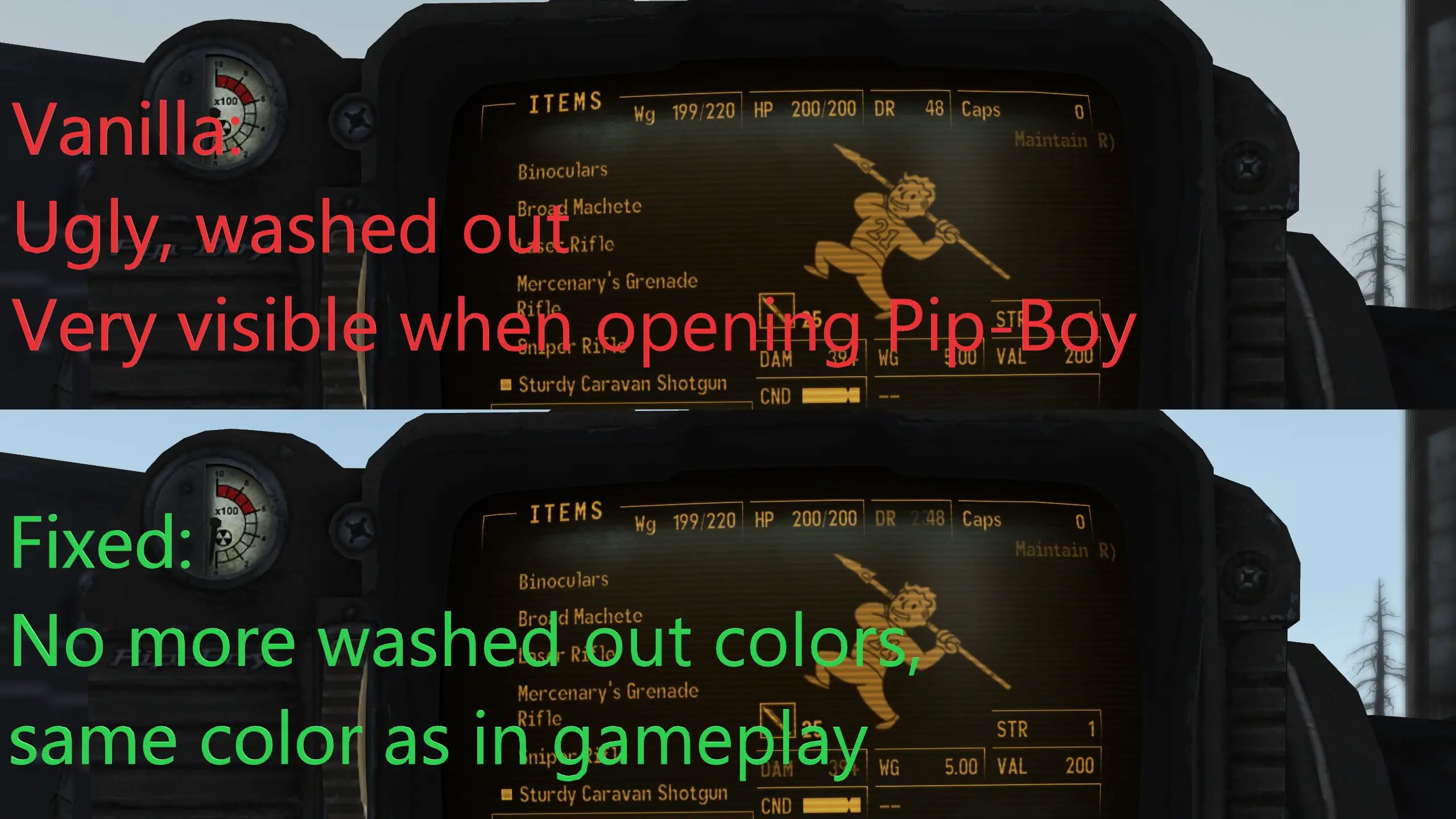 Depth of Field Fix - NVSE mod for Fallout: New Vegas