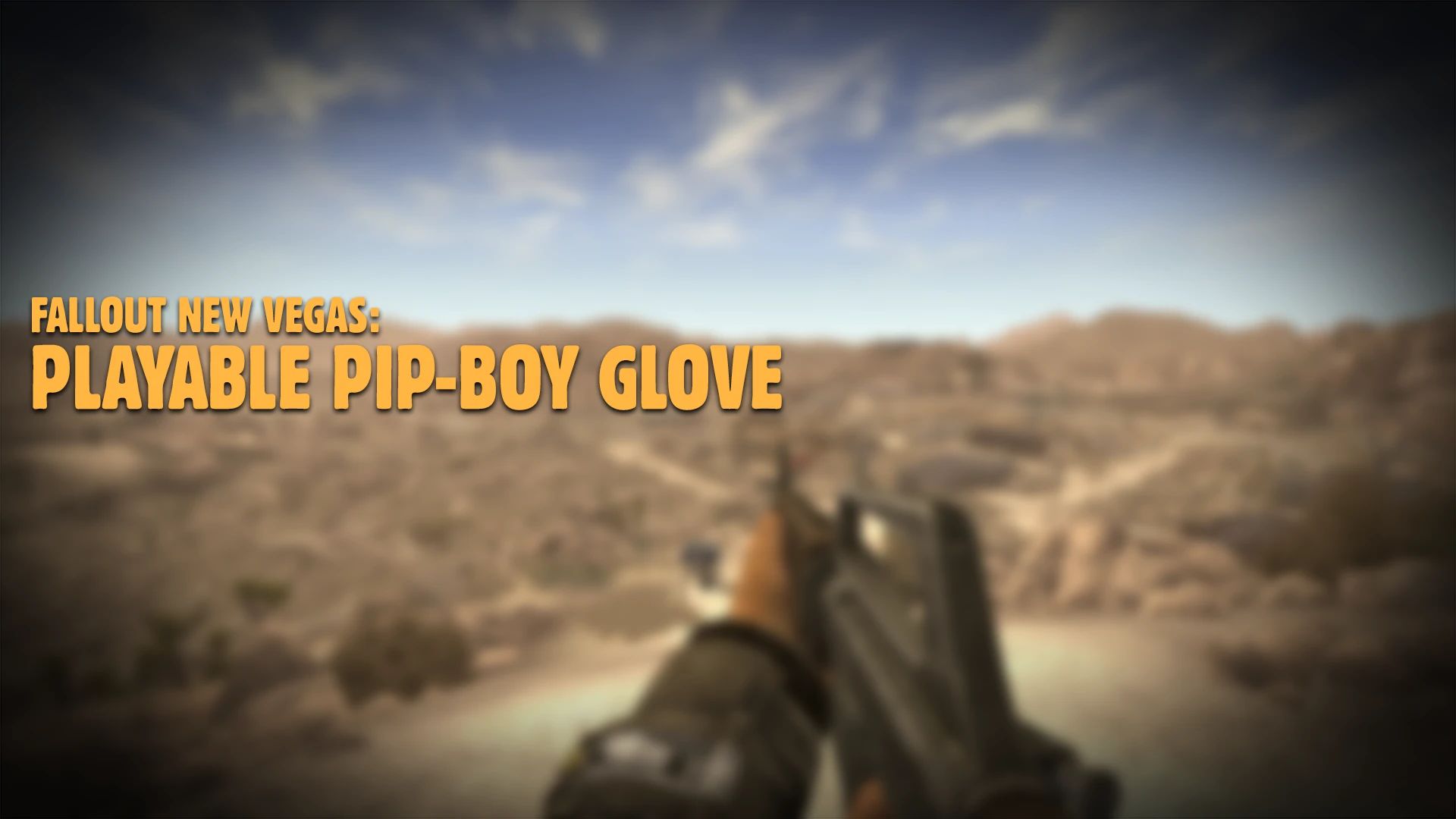 Playable Pip-Boy Glove mod for Fallout: New Vegas