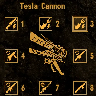 Weapon Hotkey Icons mod for Fallout: New Vegas