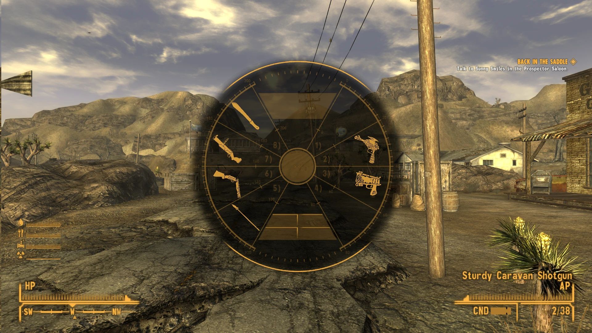 Weapon Hotkey Icons mod for Fallout: New Vegas