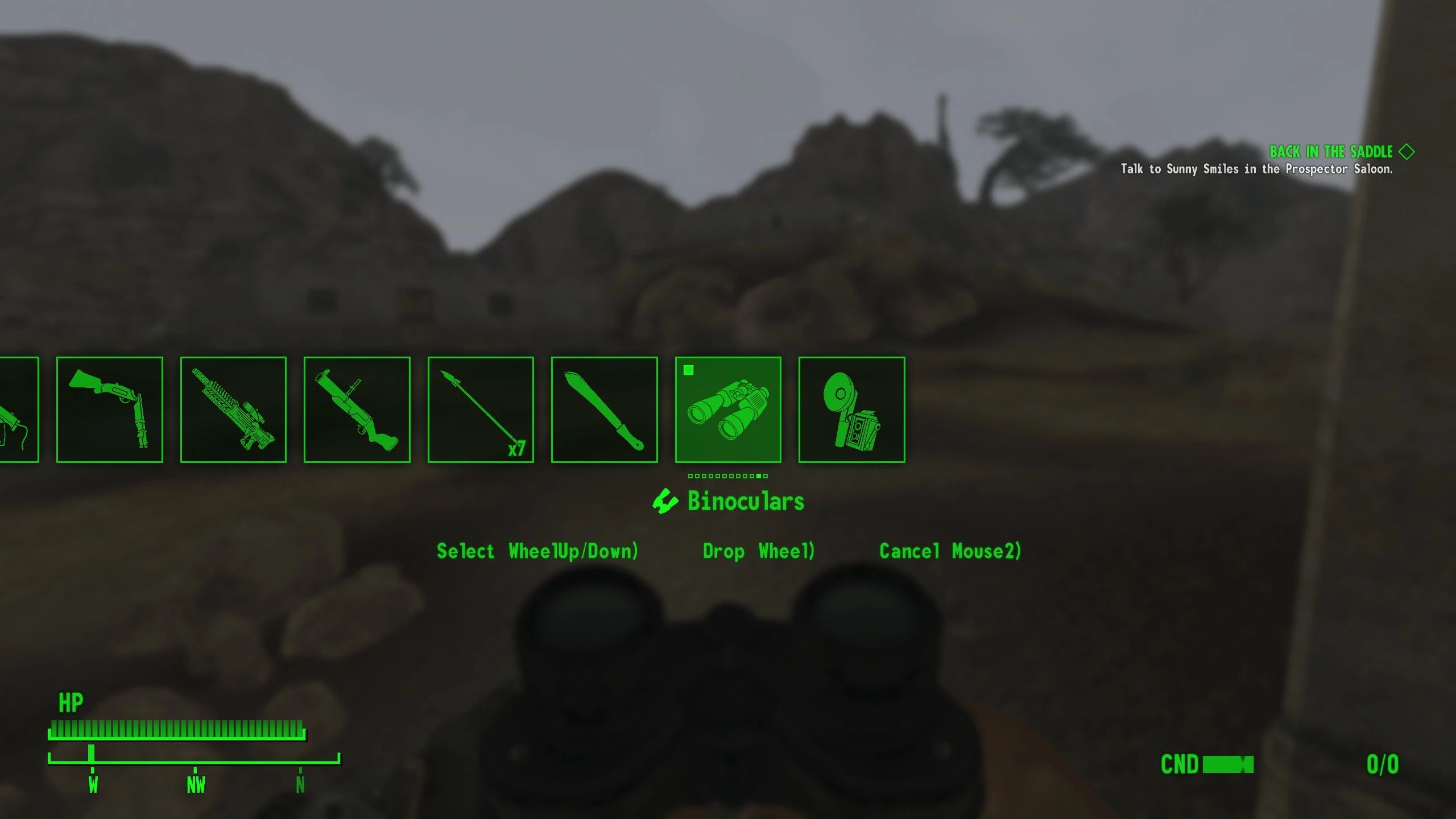 Weapon Hotkey Icons mod for Fallout: New Vegas