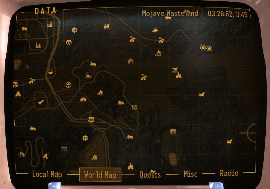 Map Marker Icons mod for Fallout: New Vegas