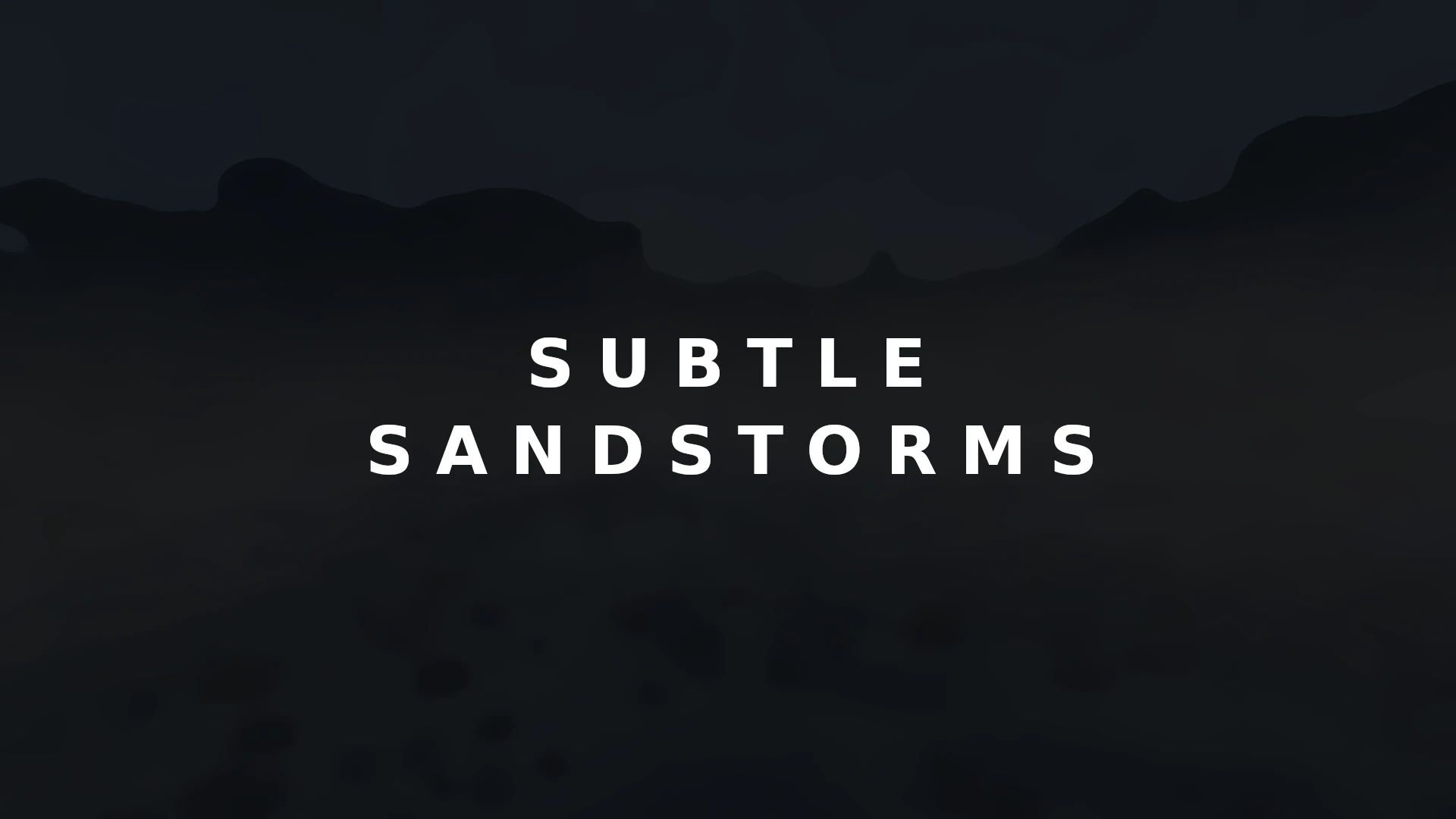 Subtle Sandstorms mod for Fallout: New Vegas