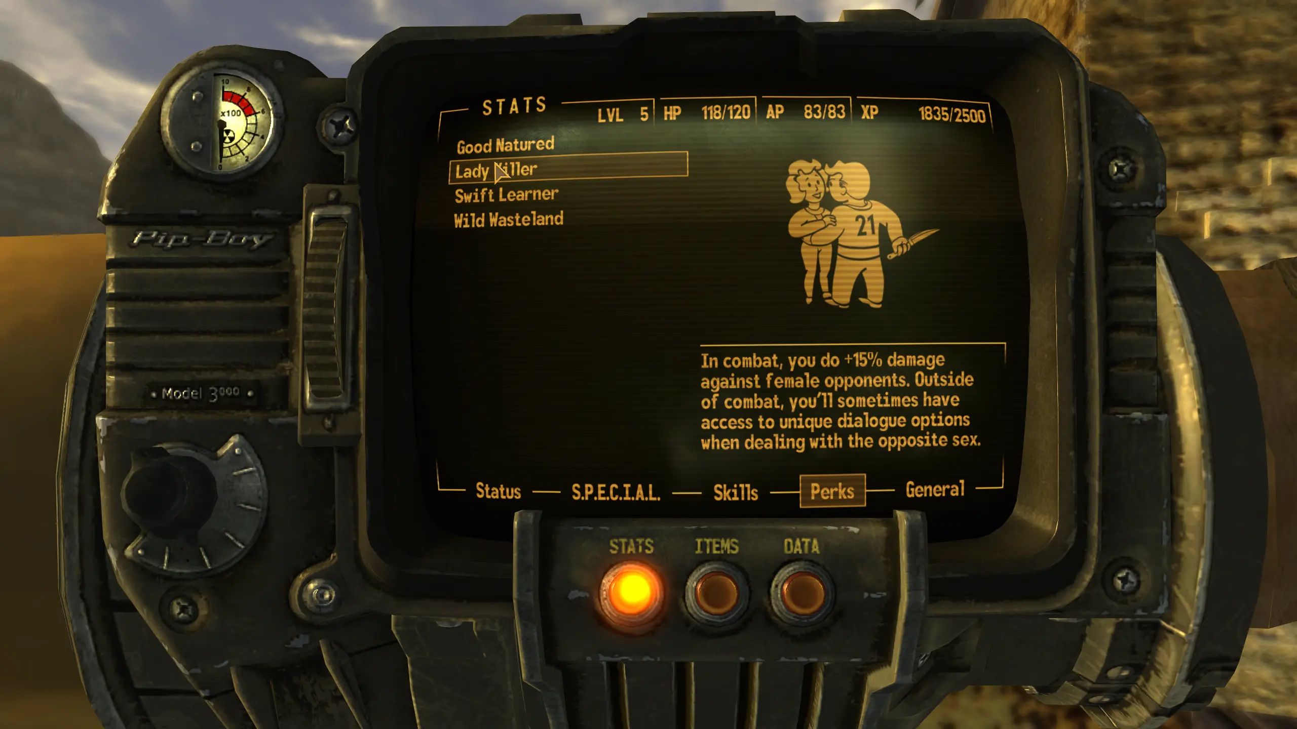 Vanilla Fonts Revisited mod for Fallout: New Vegas