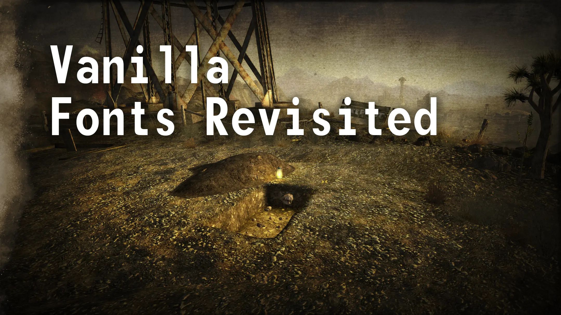 Vanilla Fonts Revisited mod for Fallout: New Vegas