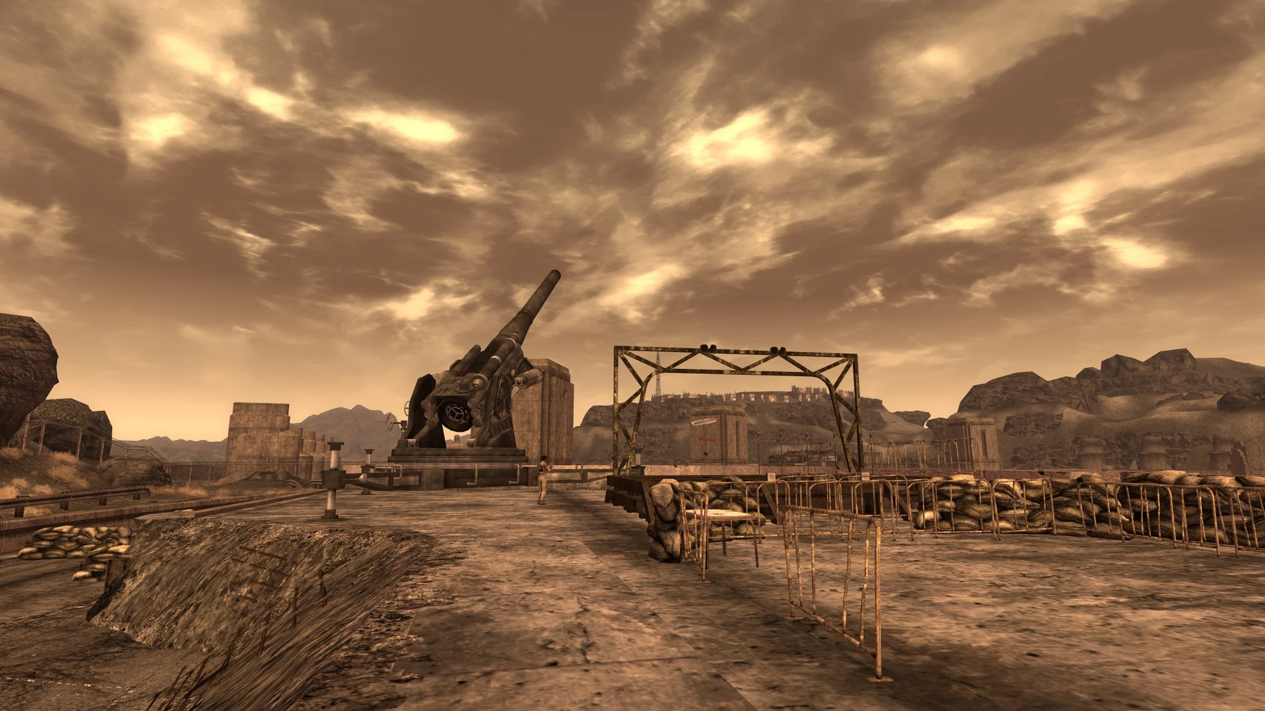 Hoover Dam Howitzer Faces the Fort mod for Fallout: New Vegas