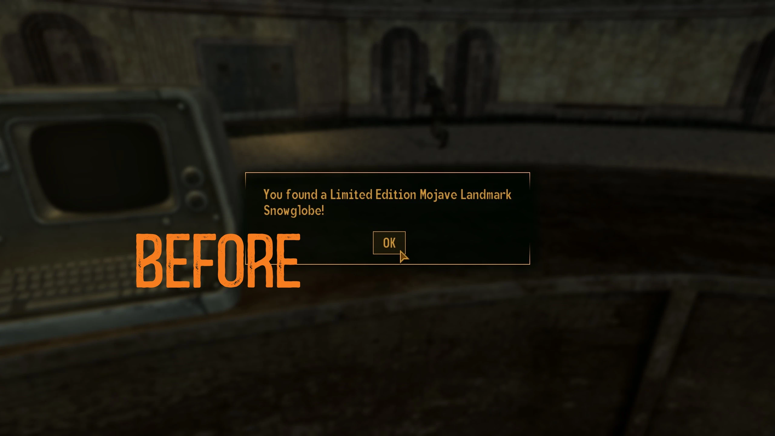 Snowglobe Flavour Text mod for Fallout: New Vegas