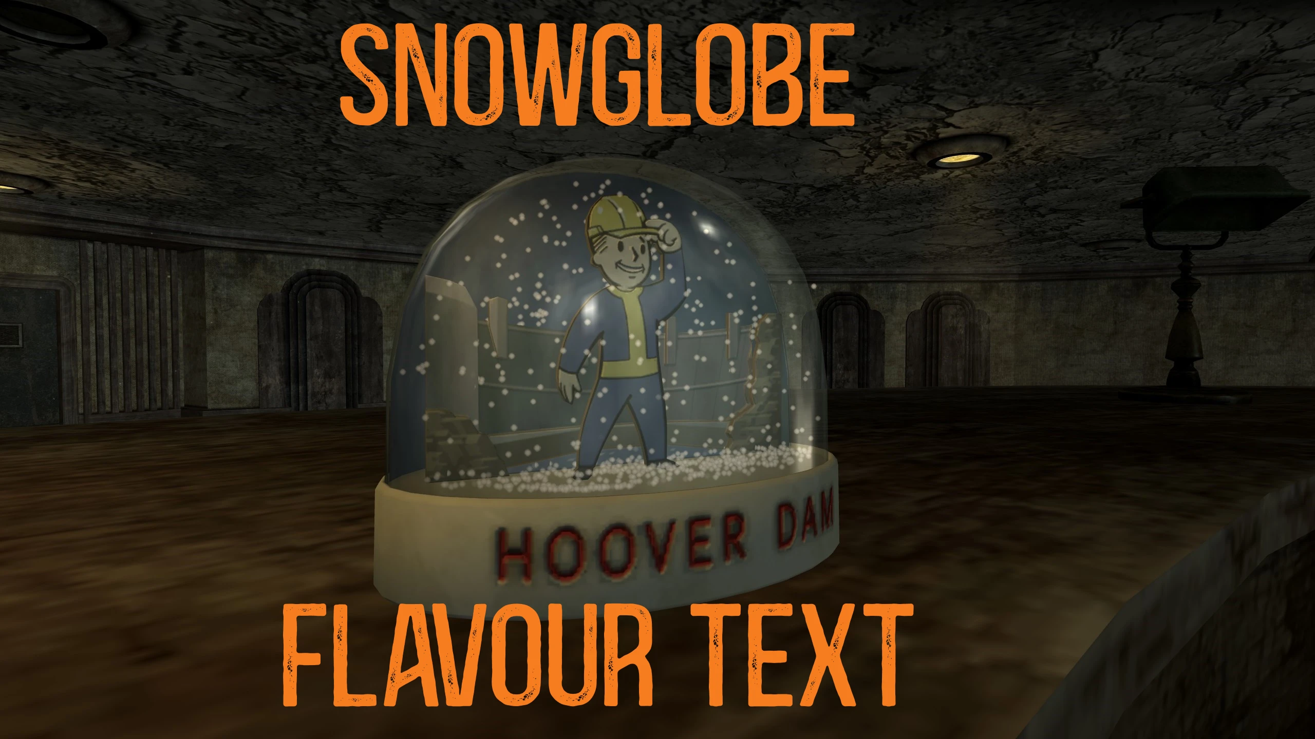 Snowglobe Flavour Text mod for Fallout: New Vegas