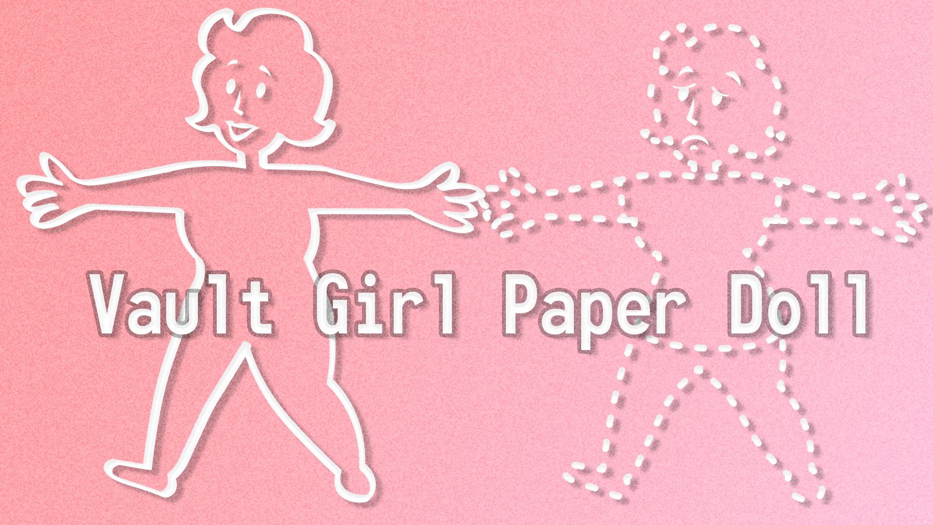 Vault Girl Paper Doll mod for Fallout: New Vegas