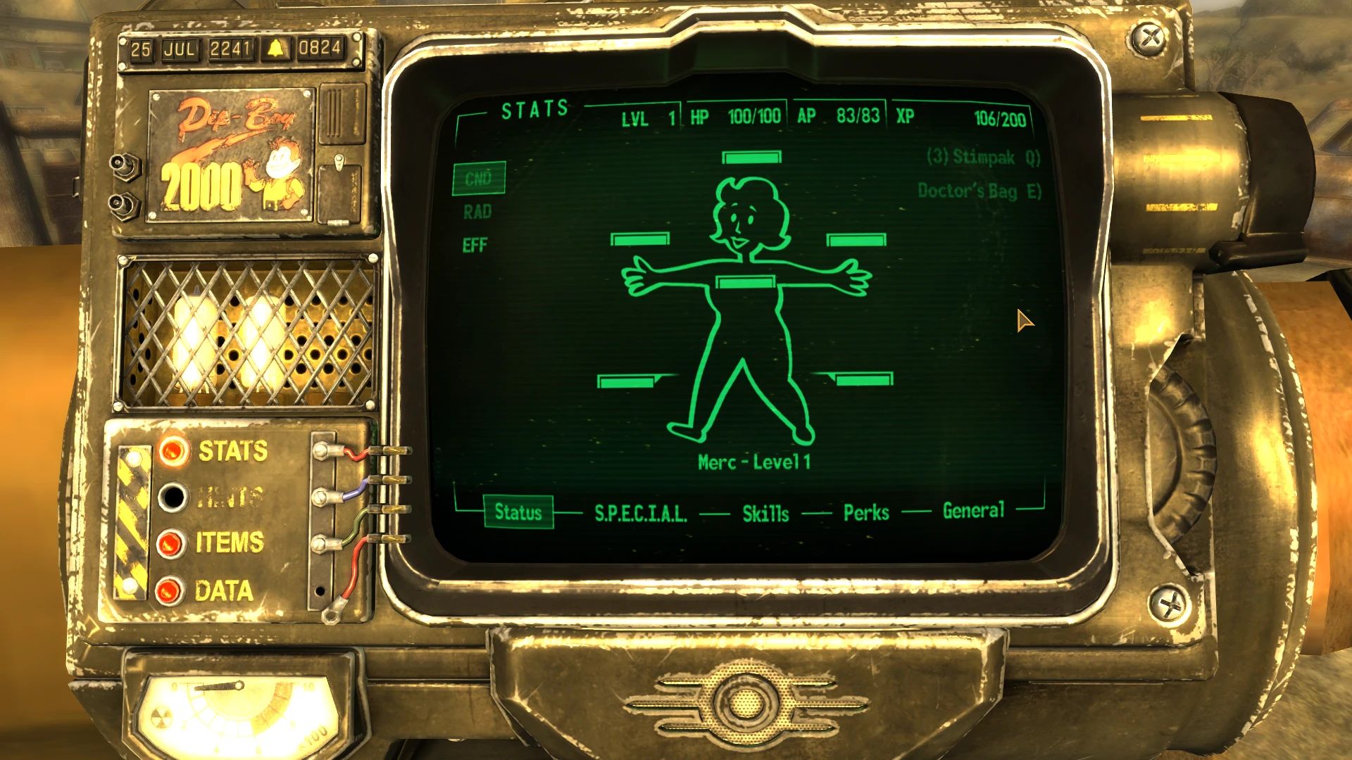 Vault Girl Paper Doll mod for Fallout: New Vegas