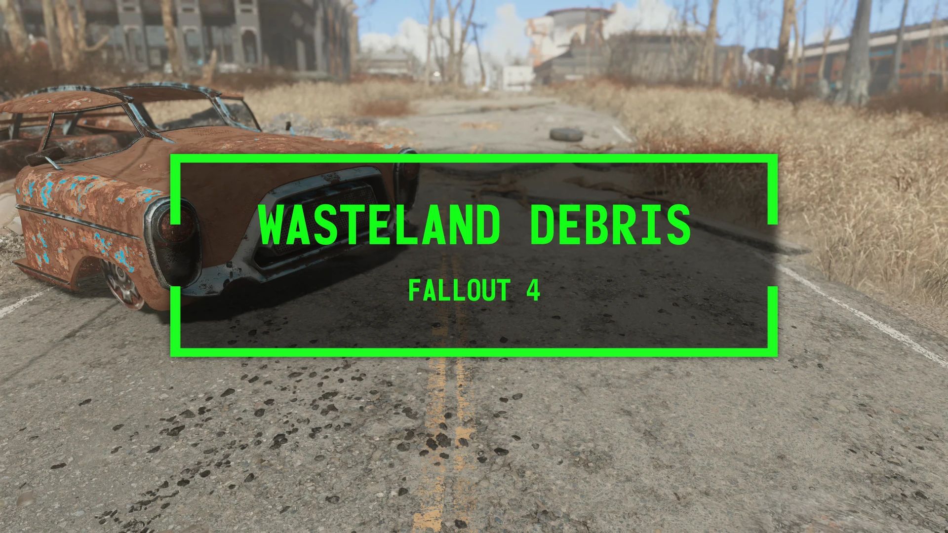 Wasteland Debris mod for Fallout 4
