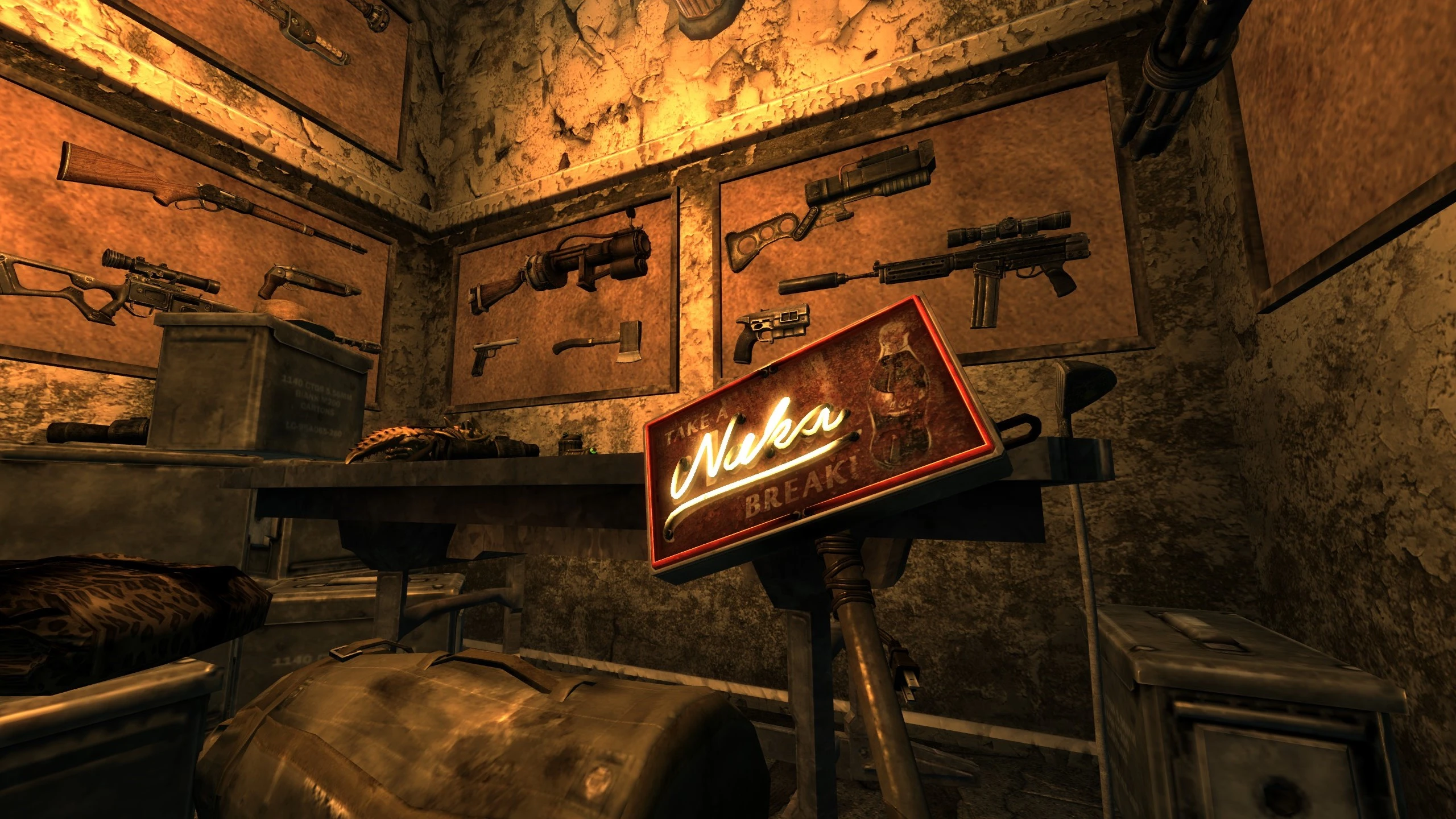 Gun Runner's Arsenal Displayed mod for Fallout: New Vegas