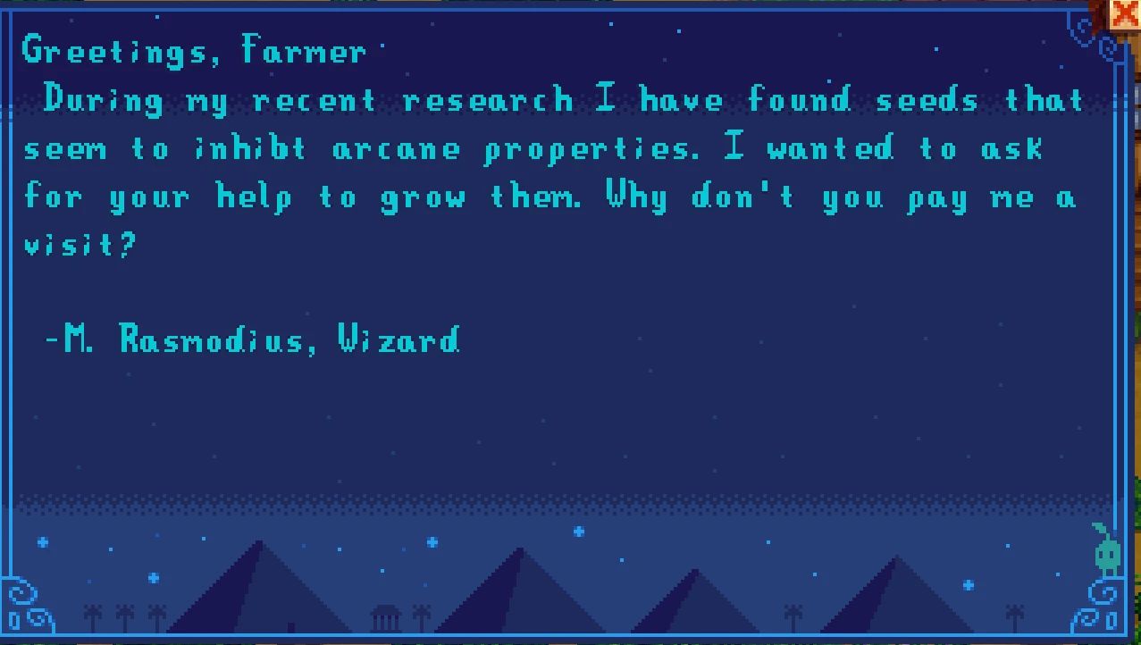 Magical Crops mod for Stardew Valley