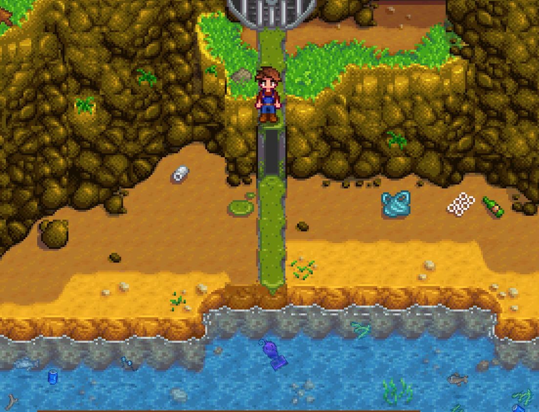 Visible Fish - see catchable fish in the water mod for Stardew Valley
