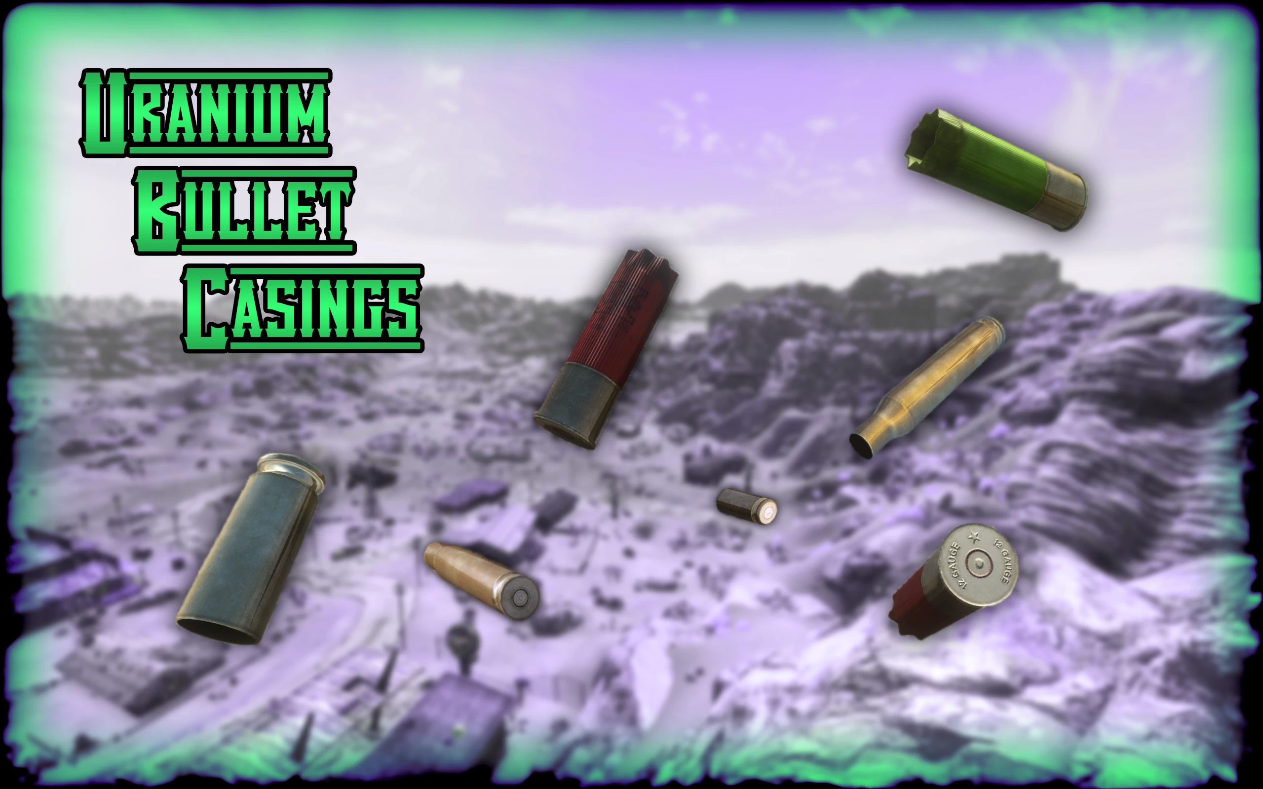 Uranium Bullet Casings mod for Fallout: New Vegas
