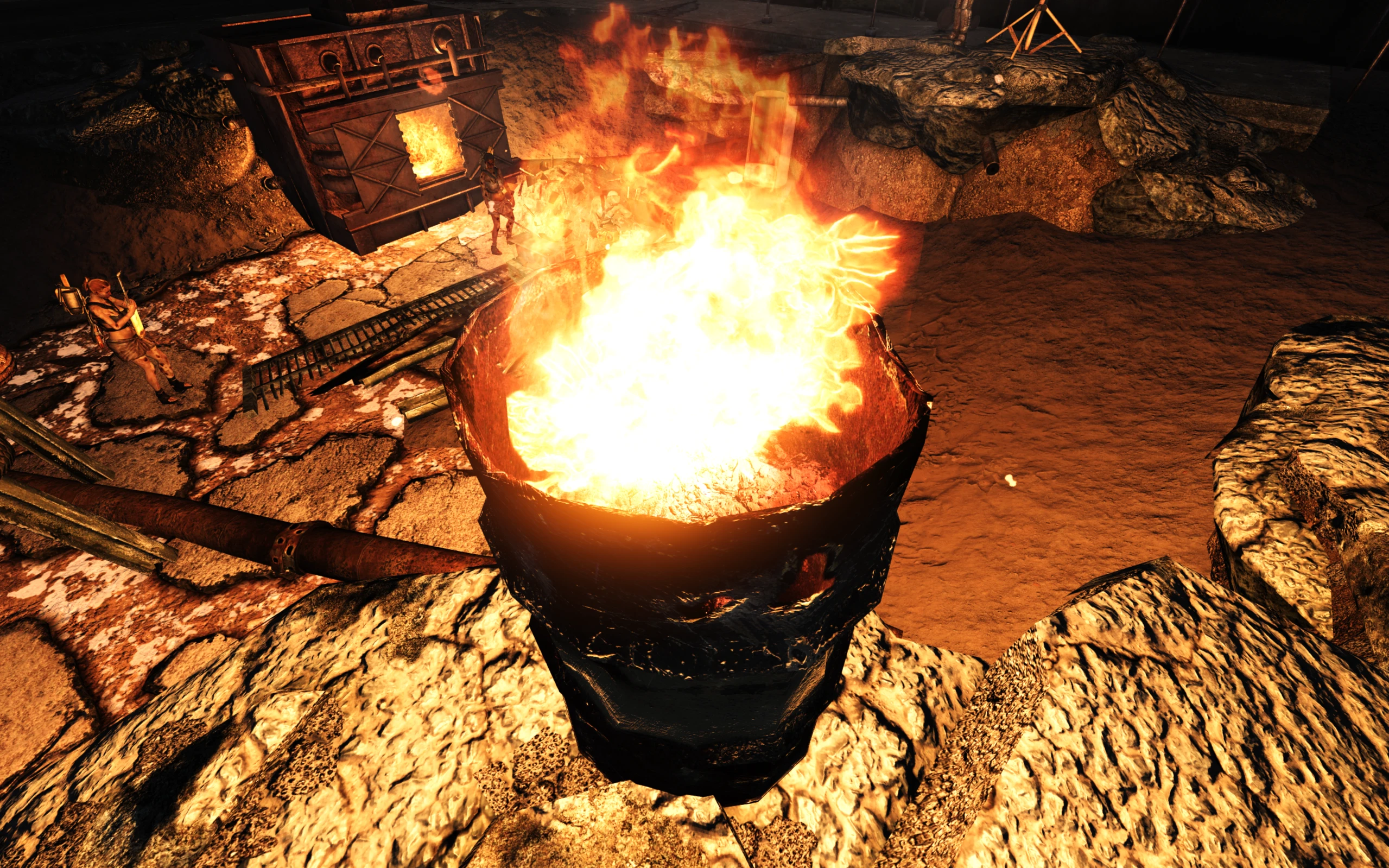 Special Series - Fire Barrel FX Standalone mod for Fallout: New Vegas