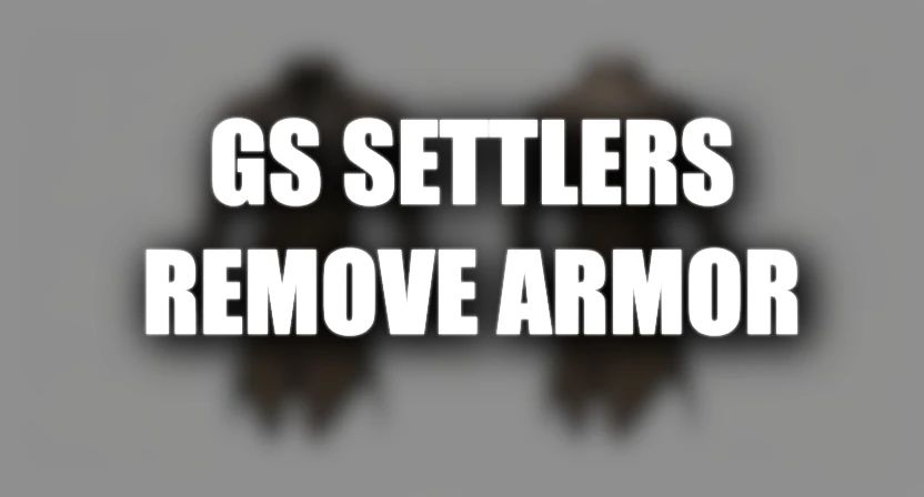 Goodsprings Settlers Remove Armor (ESPless) mod for Fallout: New Vegas