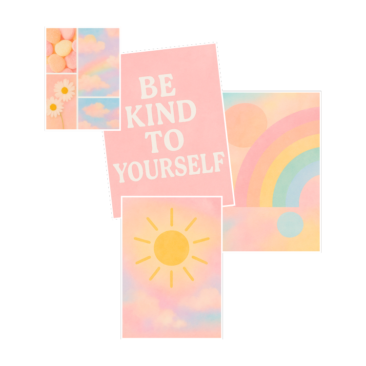 Soft Pastel - Posters mod for The Sims 4 