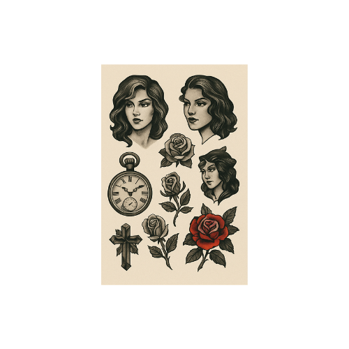 Flash Tattoos - Posters mod for The Sims 4 