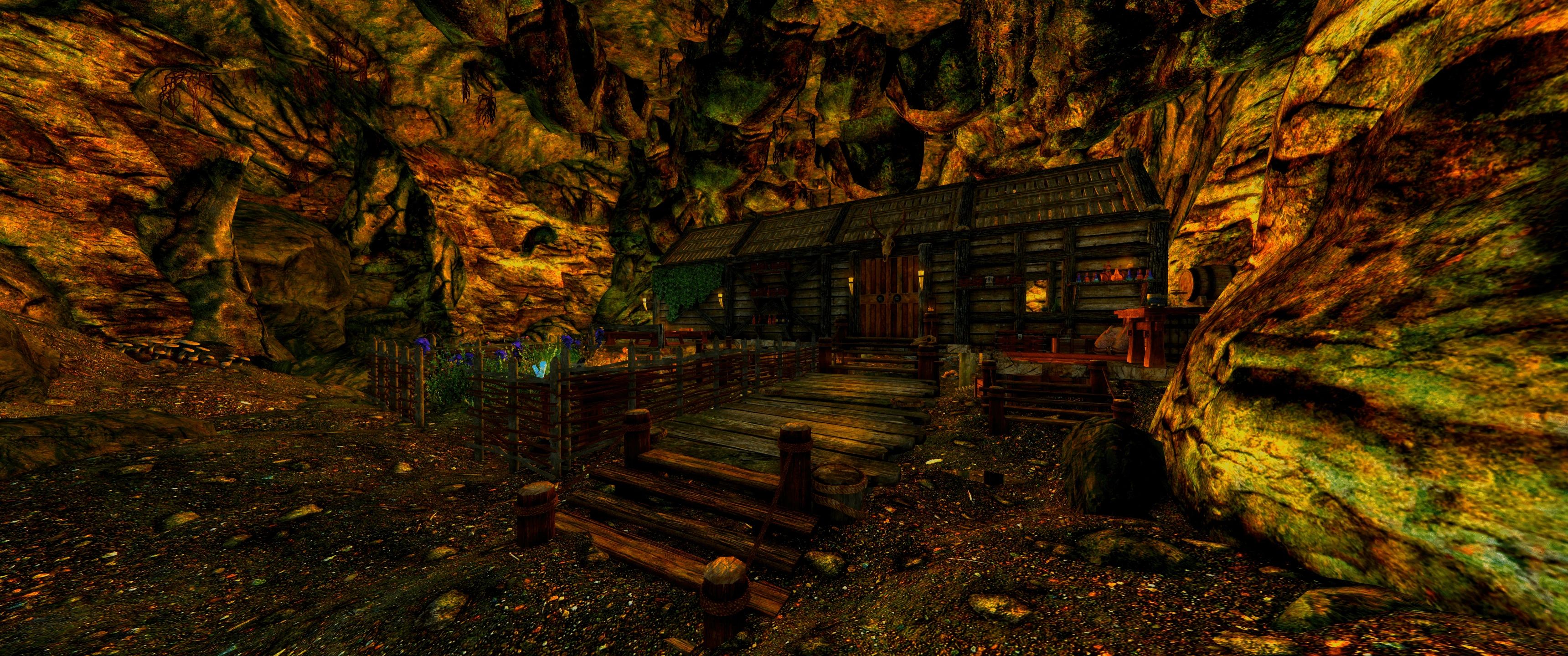 Windkeep Cavern - A Highly Detailed player Cavern mod for The Elder Scrolls V: Skyrim Special Edition