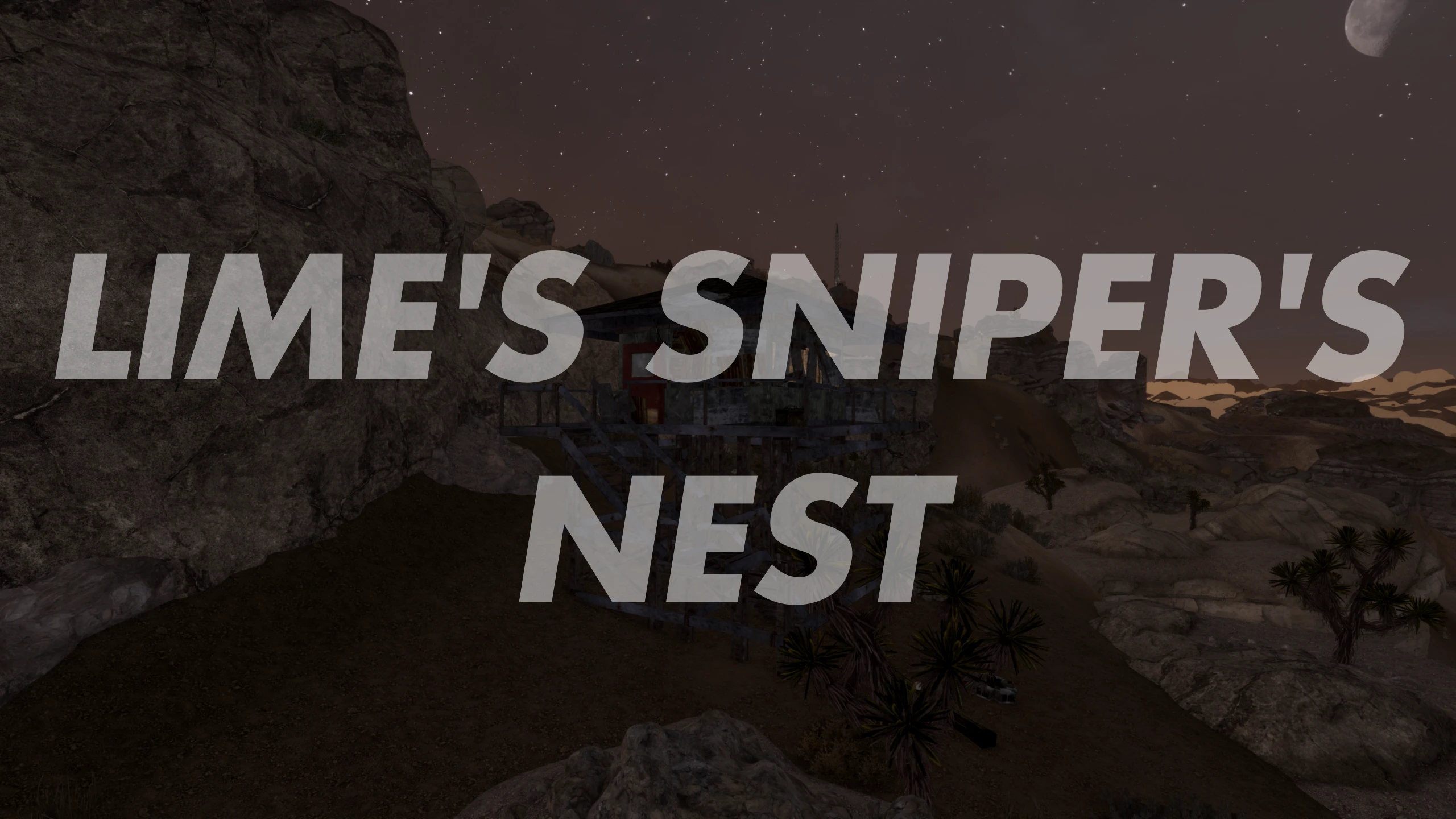 Lime's Sniper's Nest mod for Fallout: New Vegas