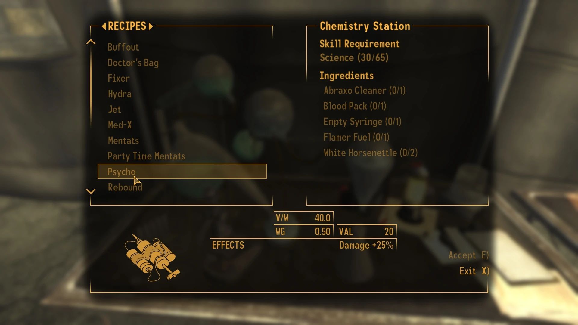 Transcendence - The Roleplaying Overhaul mod for Fallout: New Vegas