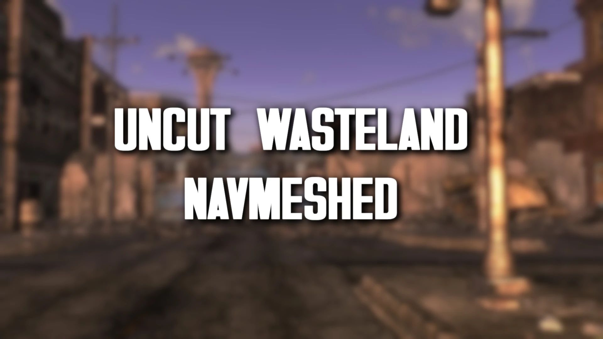 Uncut Wasteland Navmesh mod for Fallout: New Vegas