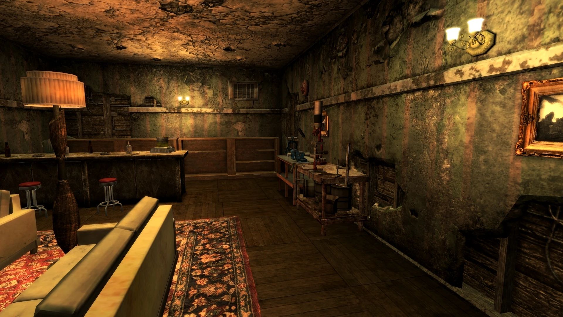 Simple Player Home Crafting Stations mod for Fallout: New Vegas