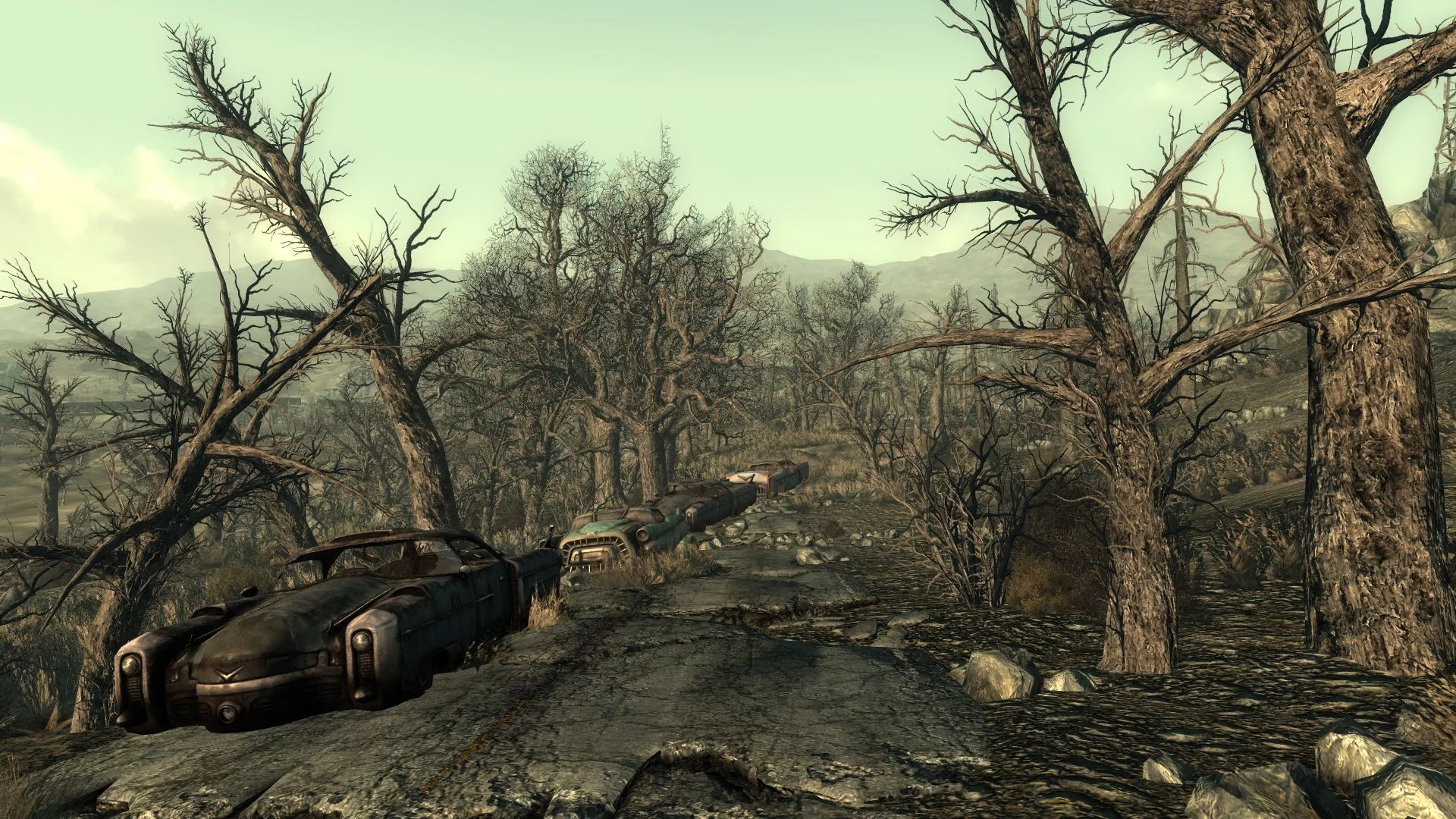 Blasted Trees mod for Fallout: New Vegas