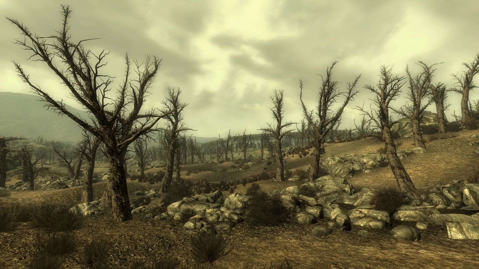 Blasted Trees mod for Fallout: New Vegas