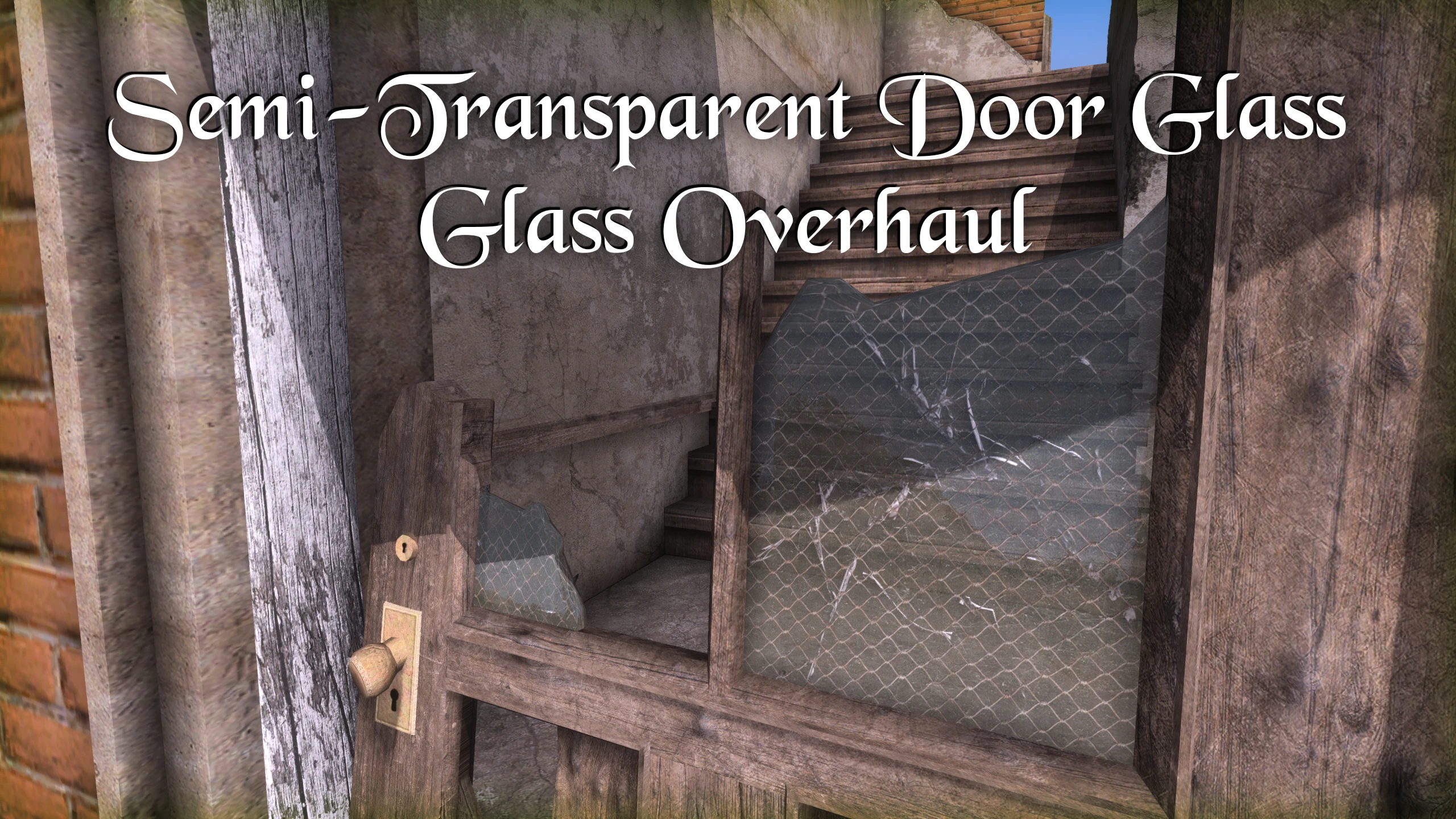 Semi-Transparent Door Glass Glass Overhaul mod for Fallout: New Vegas