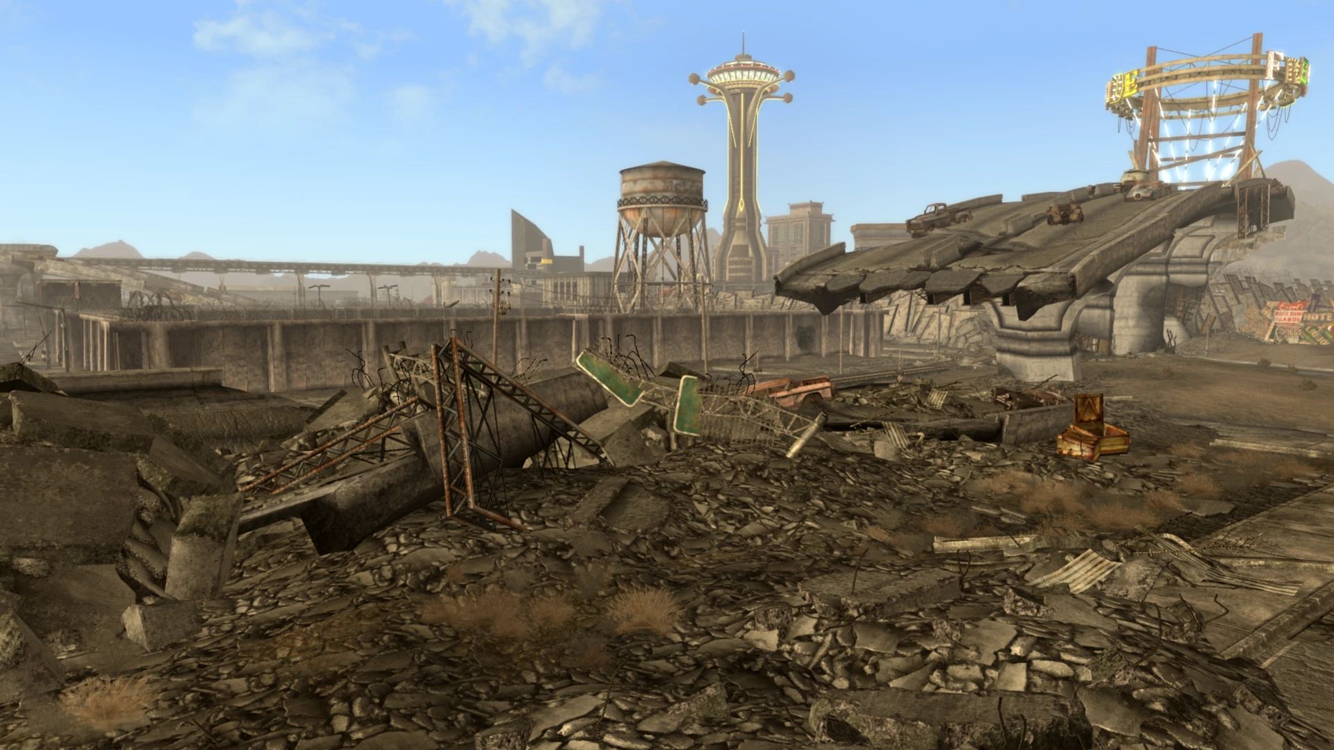 Improved Highways mod for Fallout: New Vegas