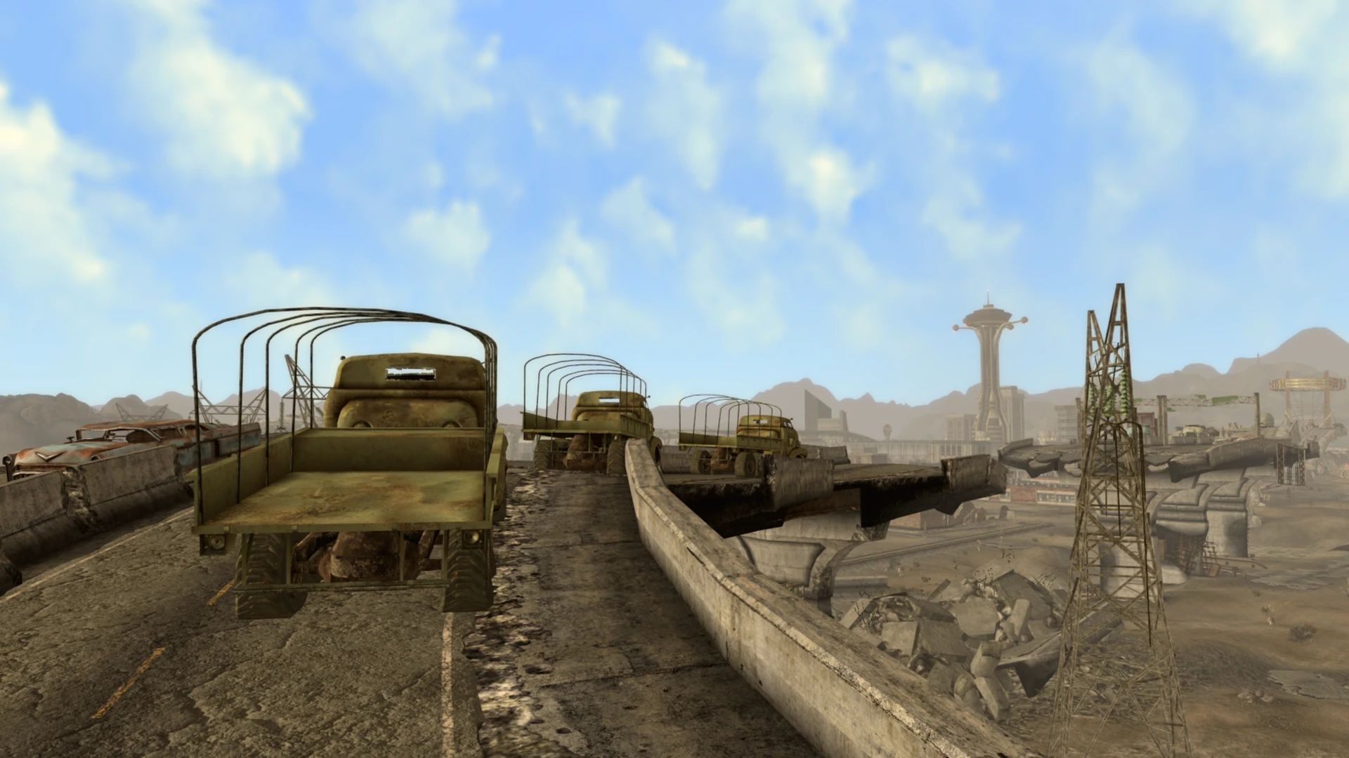 Improved Highways mod for Fallout: New Vegas