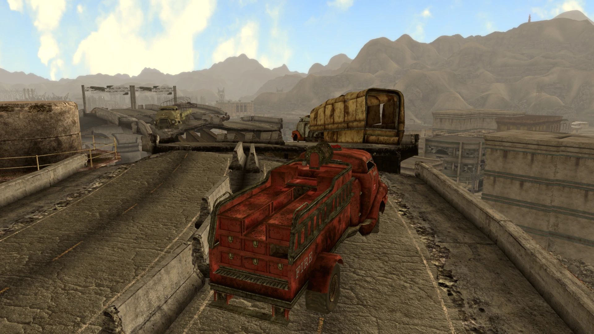 Improved Highways mod for Fallout: New Vegas